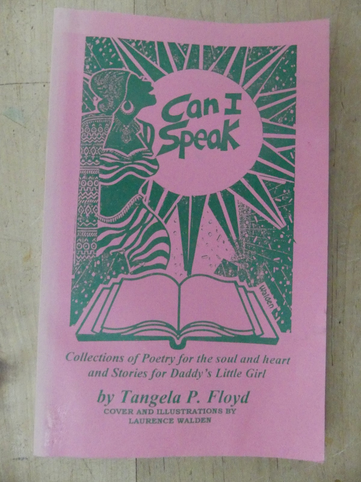 Can I Speak, 2000 1st Ed. Poetry by Black Writer Tangela P. Floyd, Signed