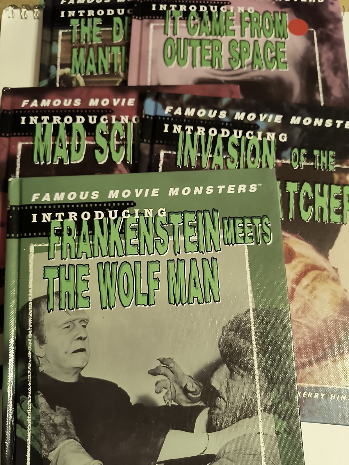 Famous Movie Monsters „Introducing“ Series Lot of 5 *See Description*
