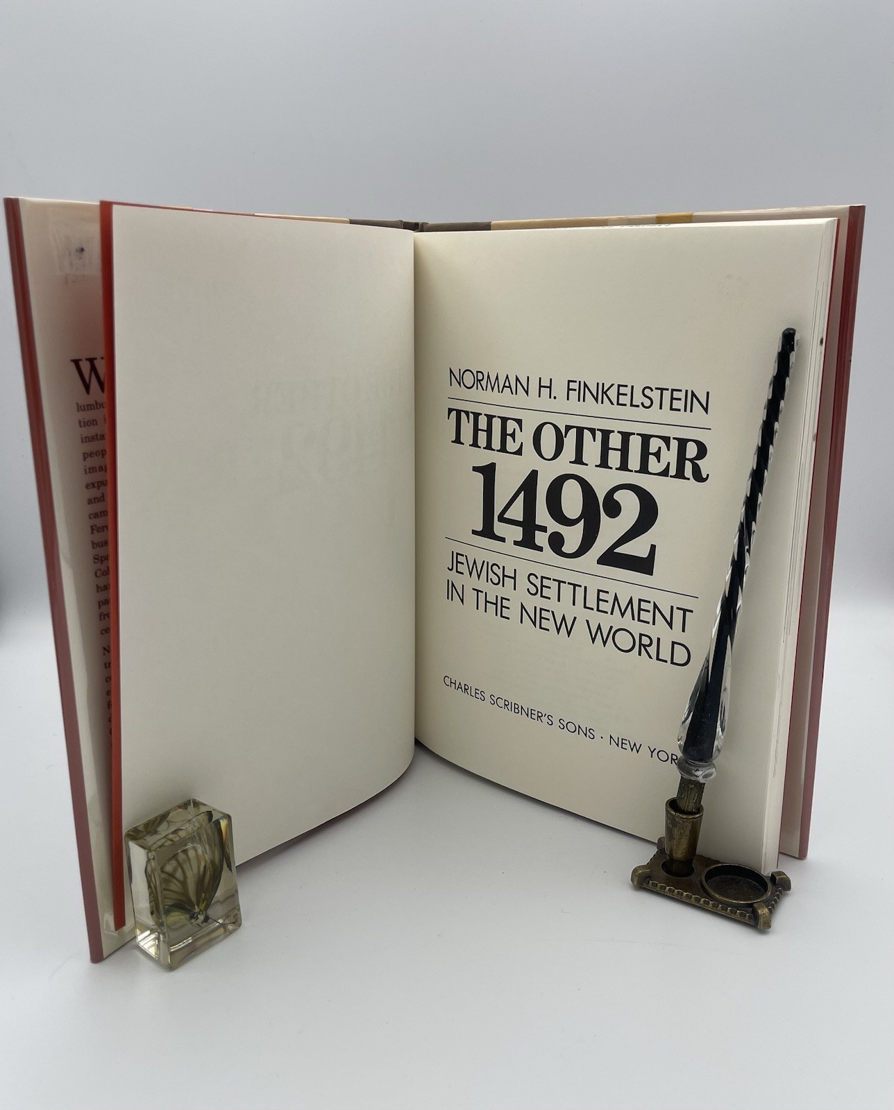 The Other 1492 | Jewish Settlement in the New World by N. Finkelstein 1st Ed. HC