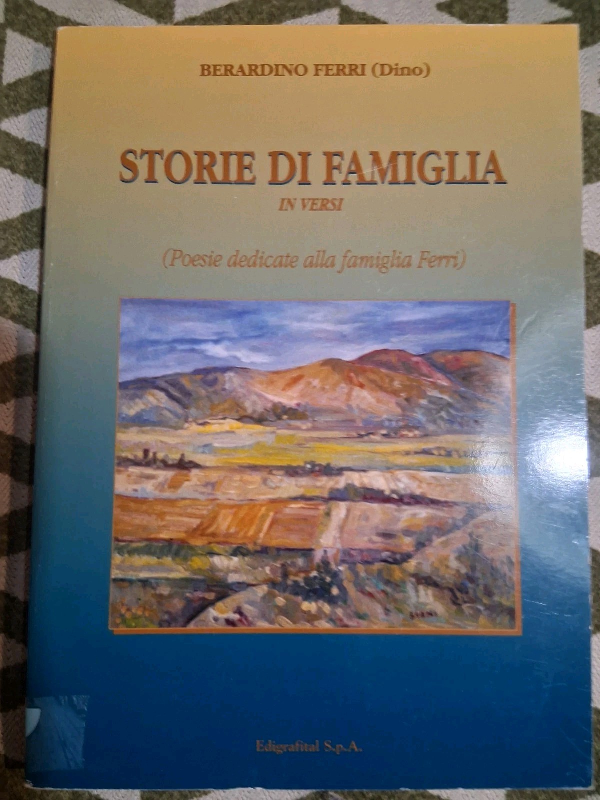 Lot Of 5 Italian Language Paperbacks Berardino Ferri Poem Books
