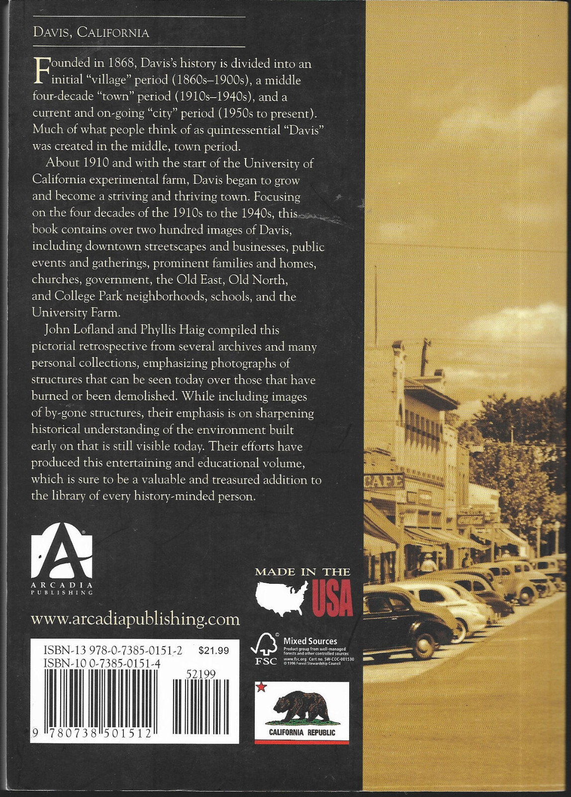 Davis California 1910s-1940s by Phyllis Haig and John…