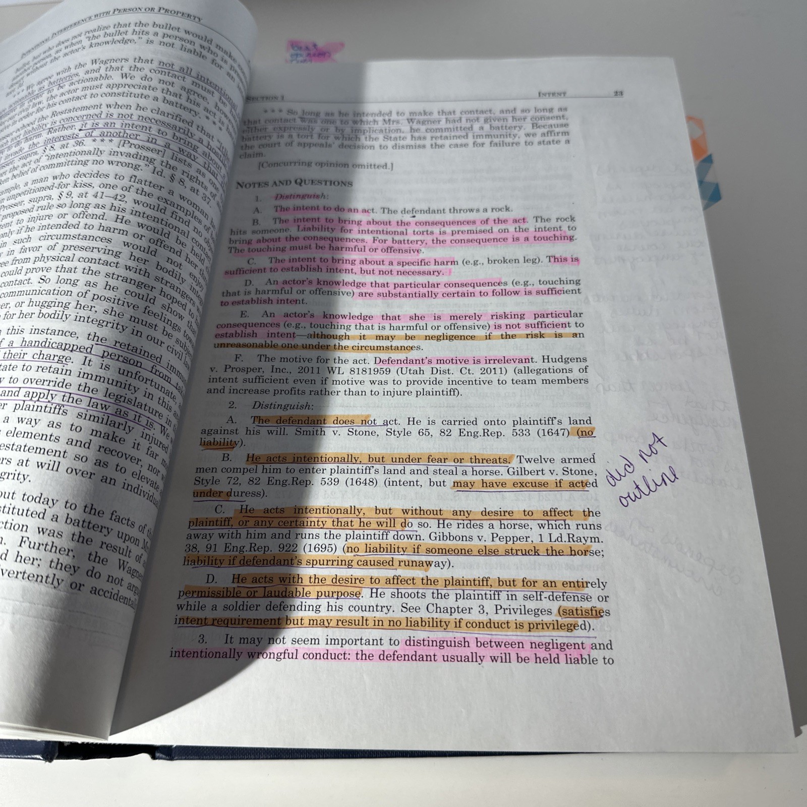 Prosser, Wade, And Schwartz’s Torts, Cases and Materials(13th)!!!HIGHLIGHTED!!!