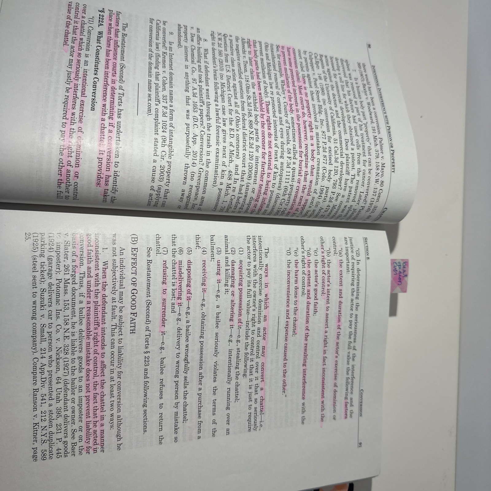 Prosser, Wade, And Schwartz’s Torts, Cases and Materials(13th)!!!HIGHLIGHTED!!!