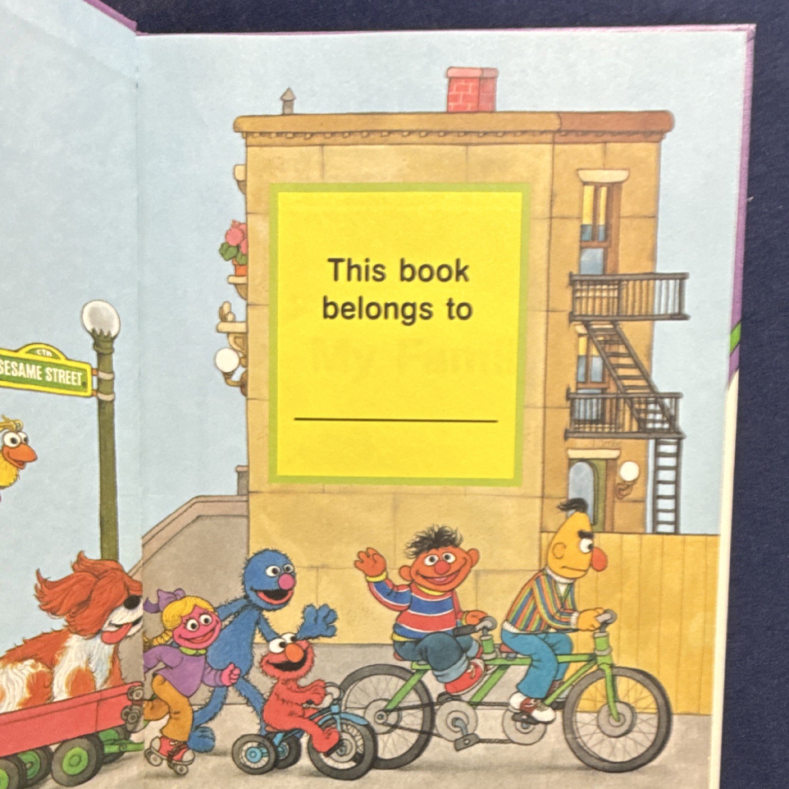 On My Way with Sesame Street Hardcover Lot (4 Books) Vol 3,4,8,9 Illustrated