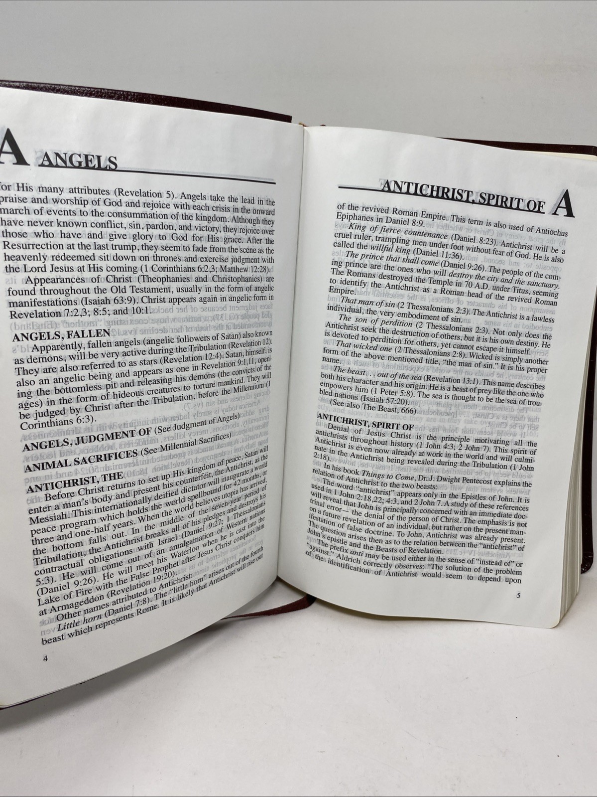 Jack Van Impe Prophecy Bible KJV 1999 Imitation Leather Red Letter Clean Pages