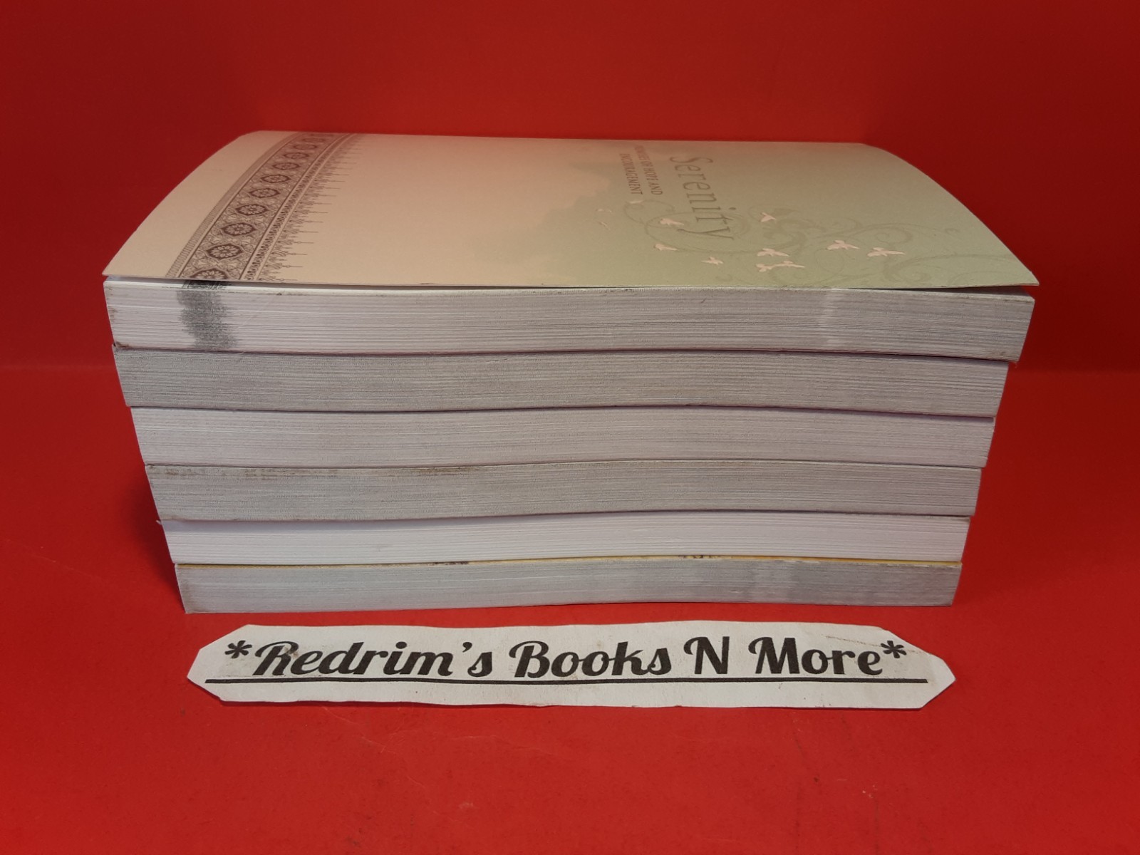 Lot Of 6 Pocket Inspirational Books Serenity/Footprints/Forgiveness More