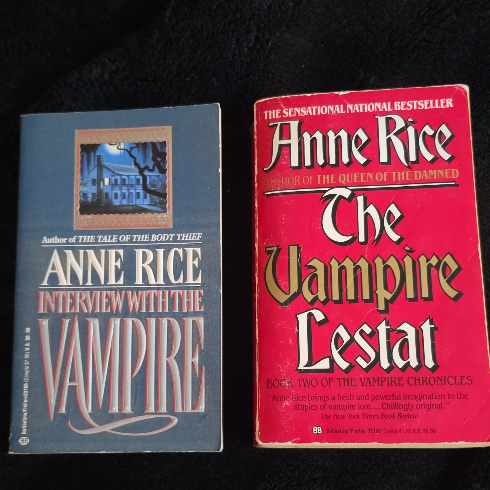 Anne Rice Vampire Chronicles Lot: Sealed Interview with the Vampire VHS + Books