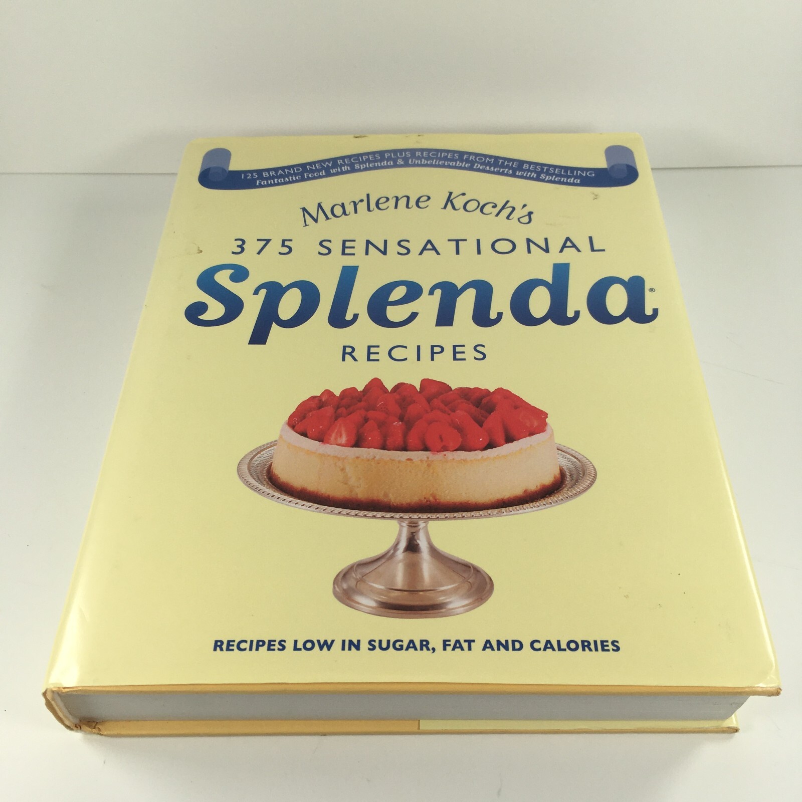Marlene Koch Sensational Splenda Recipes 2006 Hardcover 375+ Low Sugar Cookbook