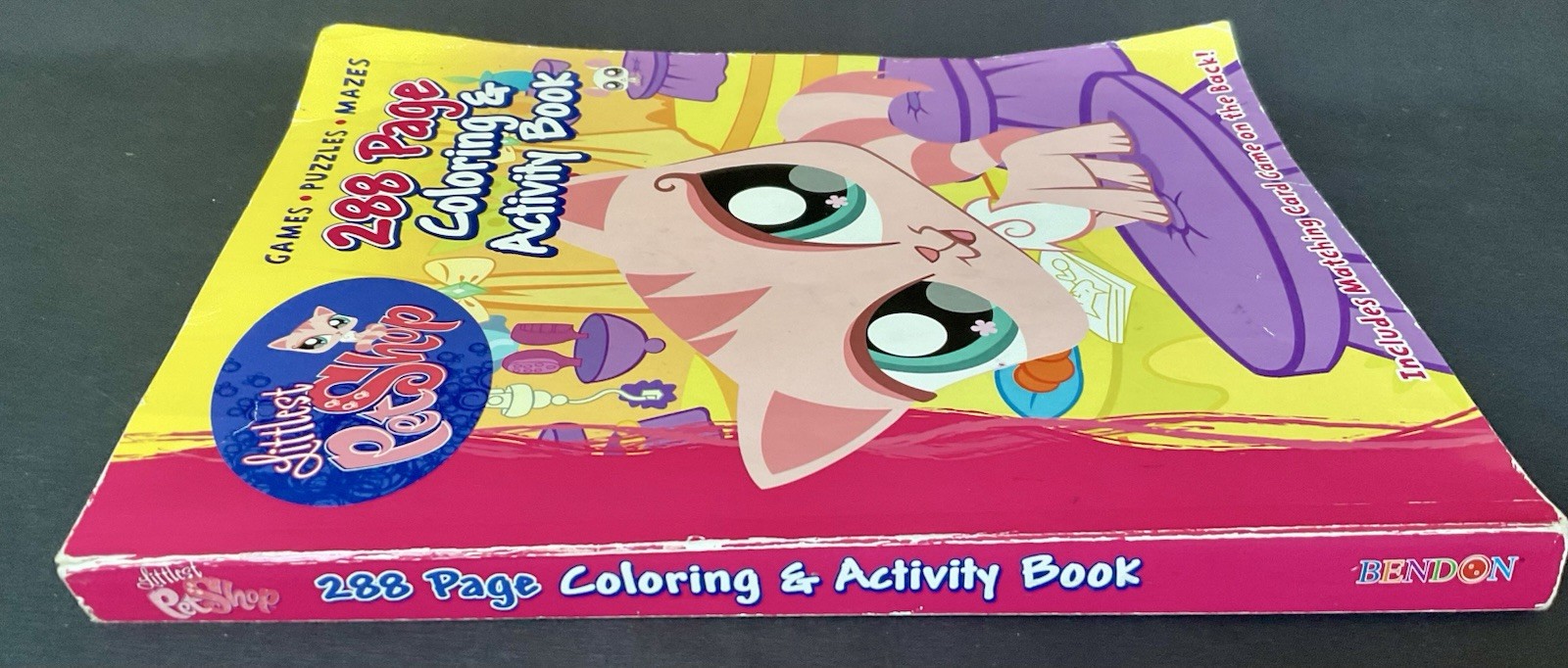 Littlest Pet Shop Coloring & Activity Book 228 Pages 2009 Hasbro Games Mazes