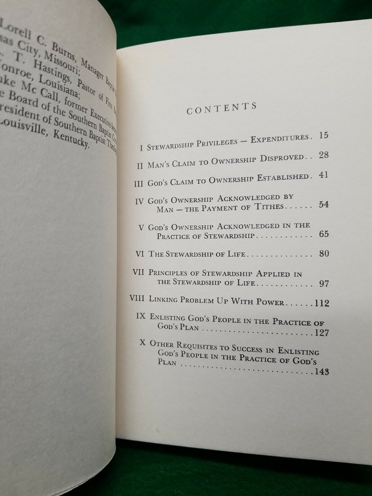 1953 CHRISTIAN STEWARDSHIP AND CHURCH FINANCE by H.W. Ellis, HB,