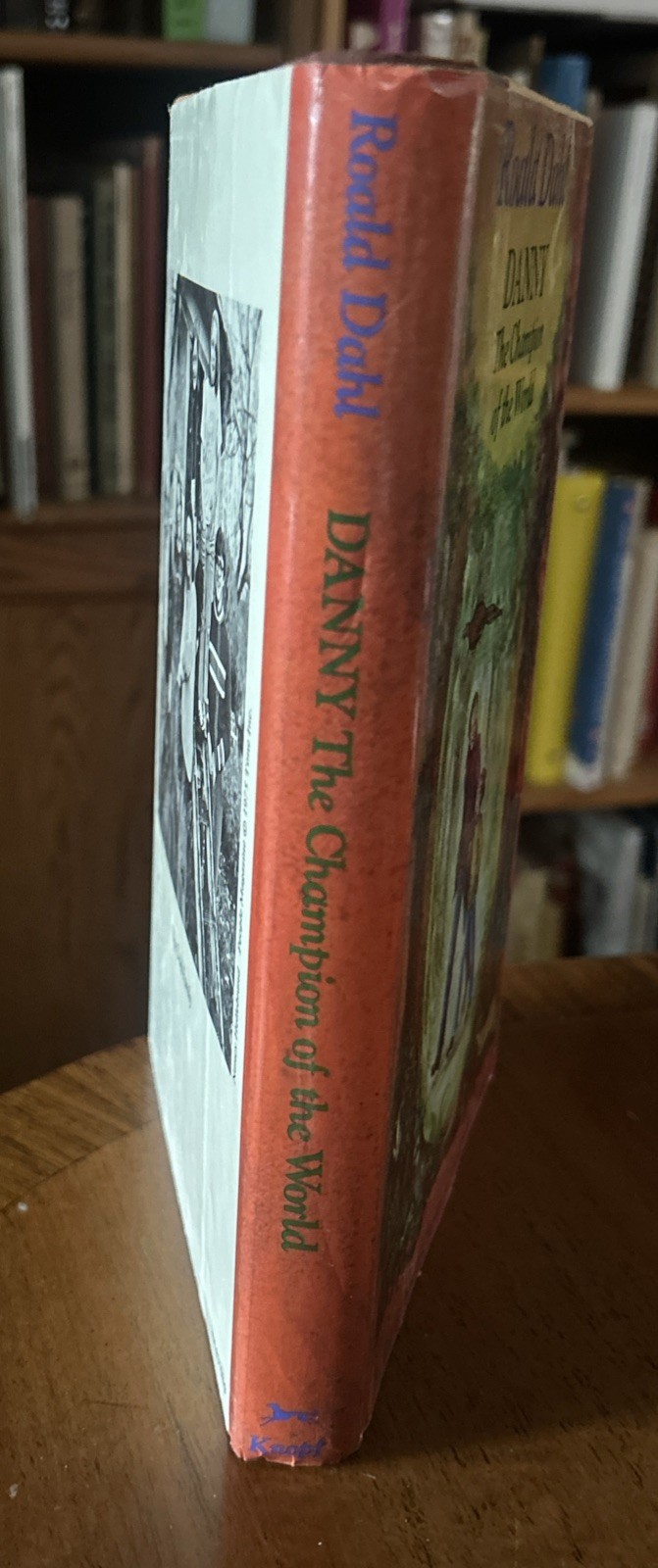 1st Printing ROALD DAHL DANNY THE CHAMPION OF THE WORLD ‚1975 HCDJ Like New
