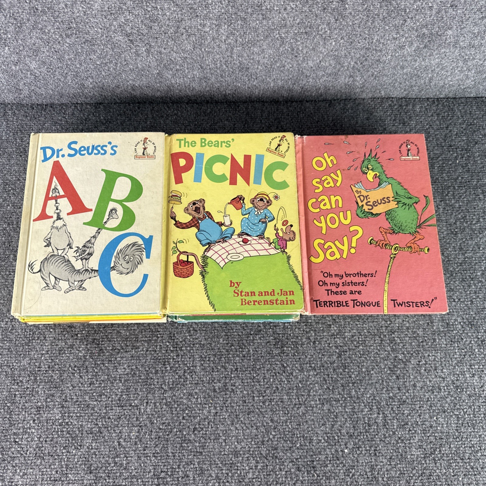 Lot of 36 Vintage Beginner Books – Dr Seuss LeSieg Berenstain