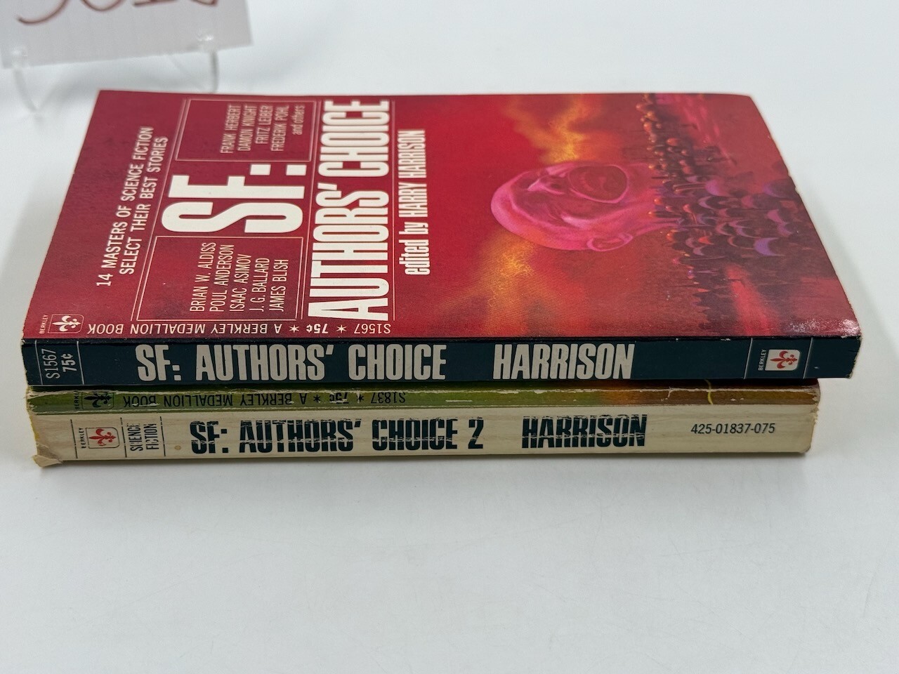 SF: Authors‘ Choice 1-2, Ed. Harry Harrison, Berkley PB 6/68, 5/70