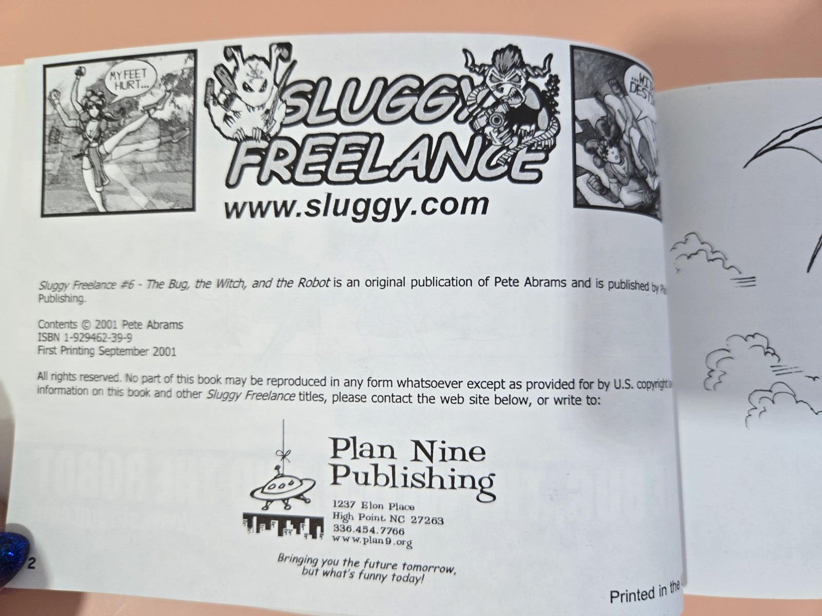 Sluggy Freelance Books Vol 1-7 @1998-2002 by Pete Abrams
