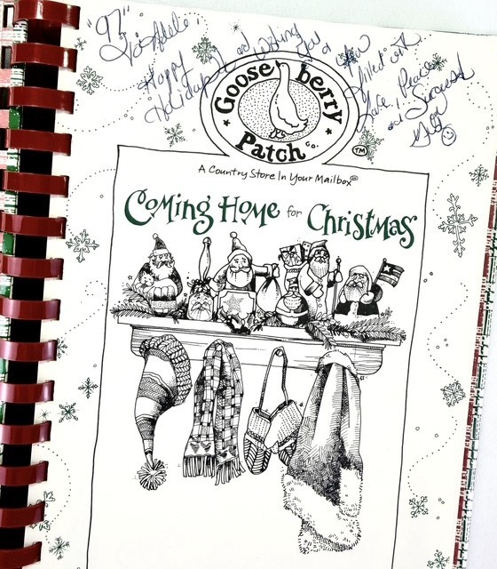 Lot of 4 Gooseberry Patch Cookbooks Holidays Christmas Thanksgiving Home Cookies
