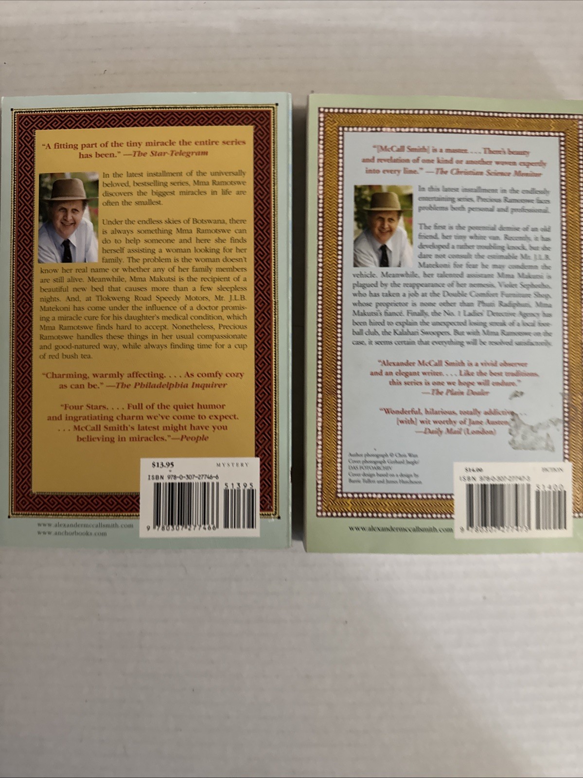 Alexander McCall Smith’s Book lot of 10 as shown