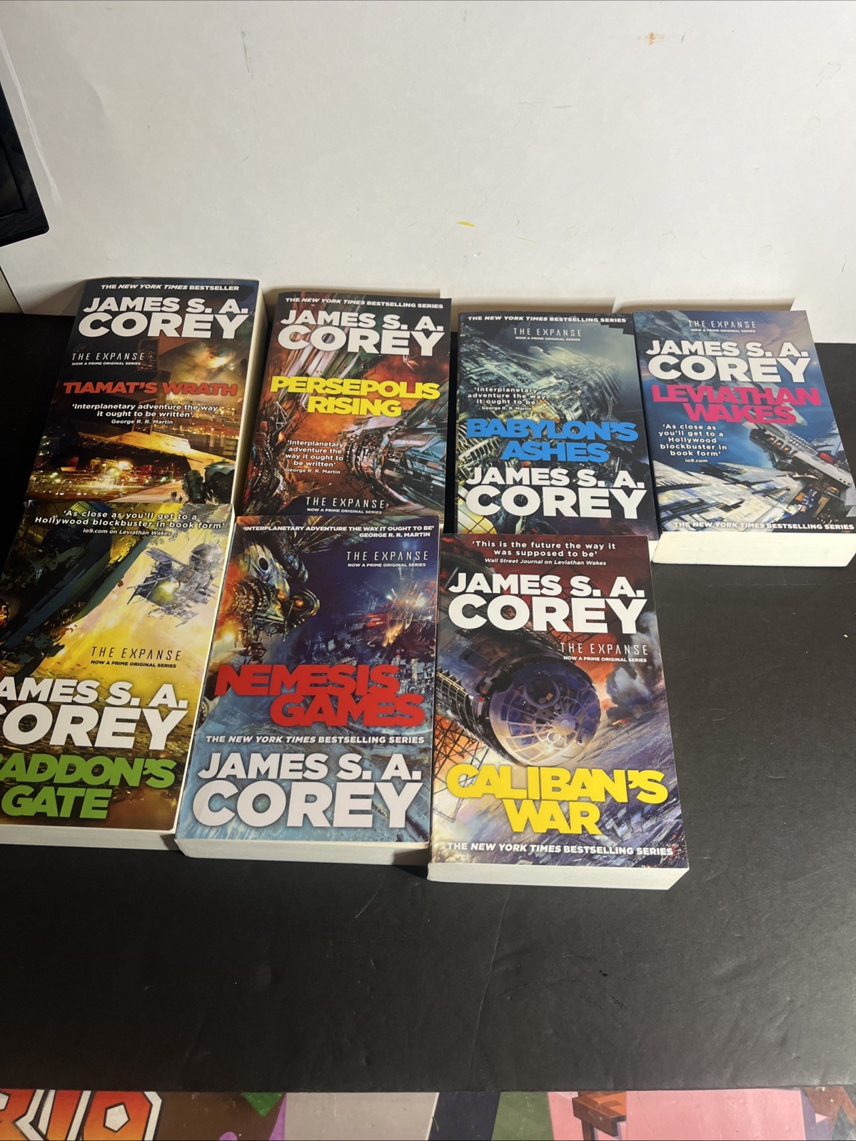 The Expanse Series / James S. A. Corey /7 Book set (1-3, 5-8). Orbit Publishing