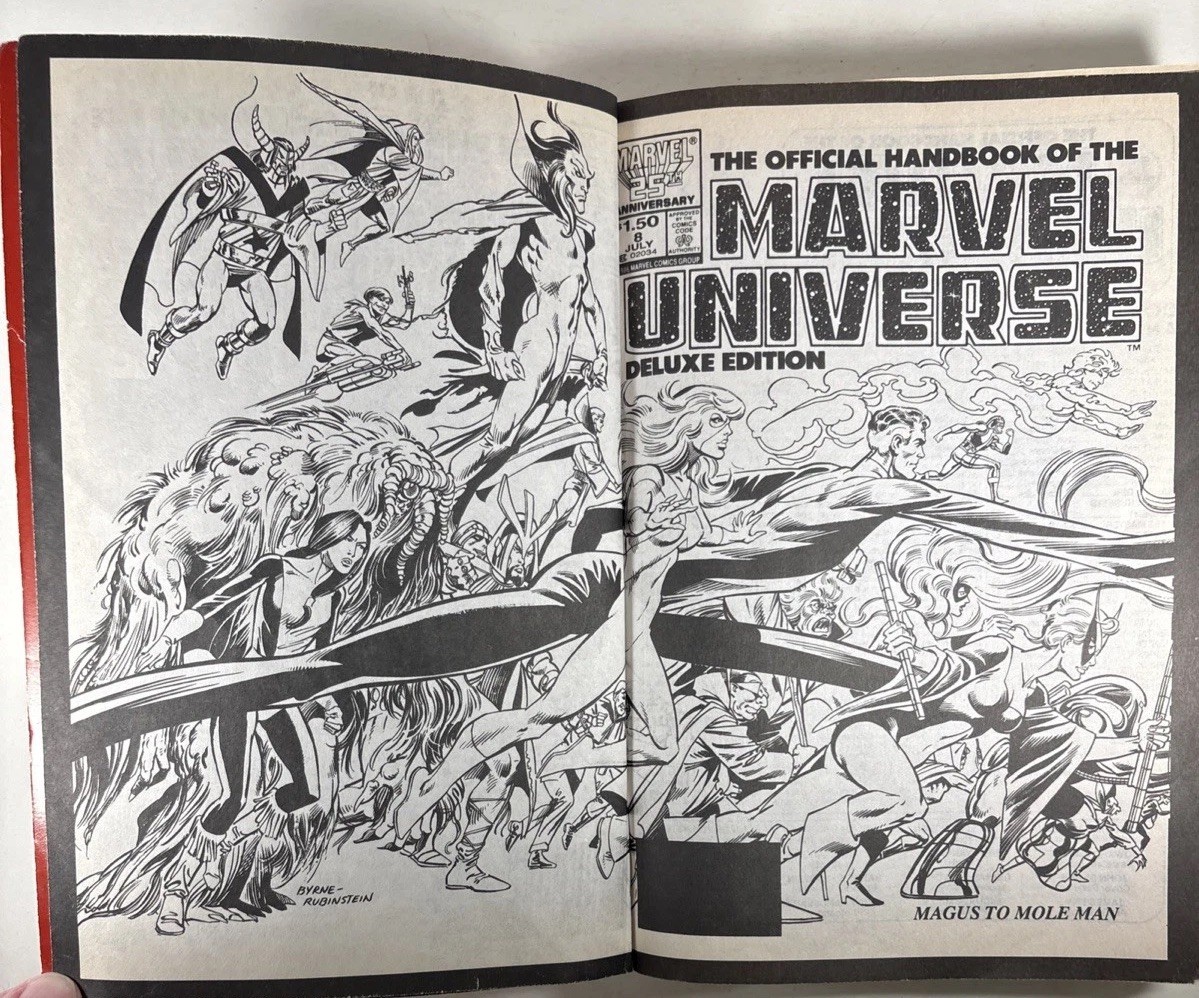 The Official Handbook of the Marvel Universe Deluxe Edition Vol 1 & 2, PBs