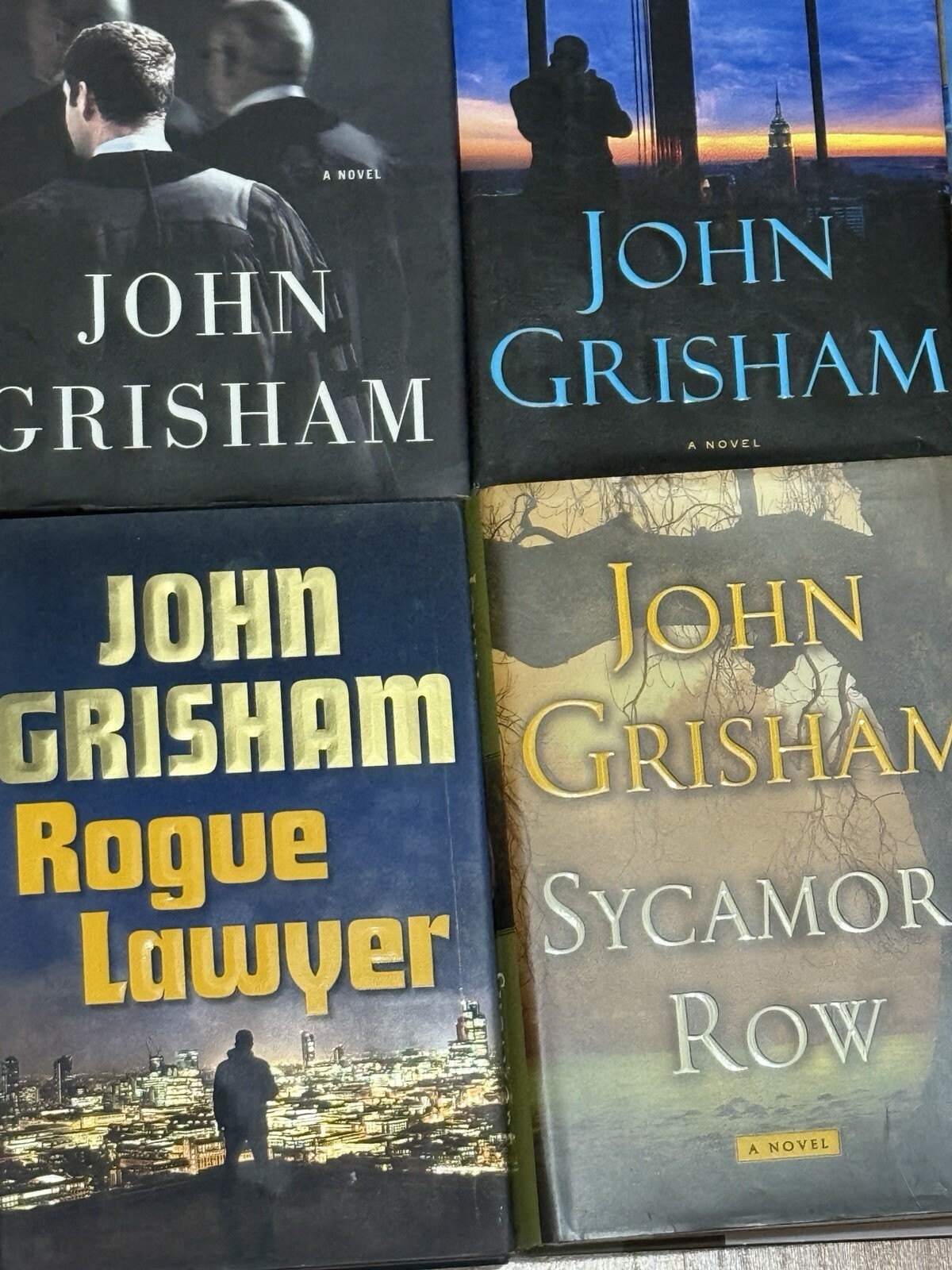 John Grisham Hardcover Lot Of 10 Books Nice Condition With Dust Jackets