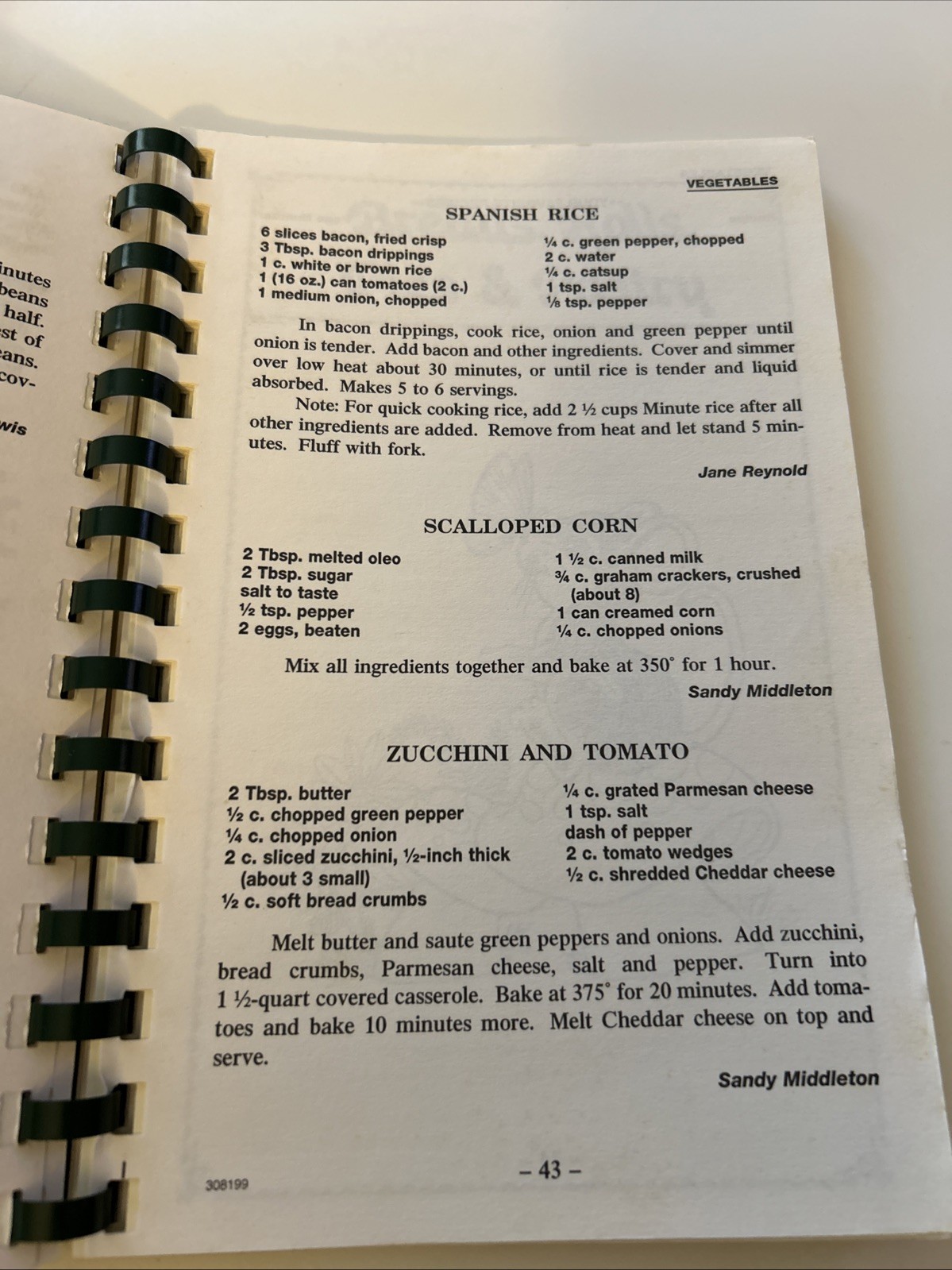 Favorite Recipes Cookbook Our Kids Clubhouse Alliance Ohio 1978 ~80 Pages