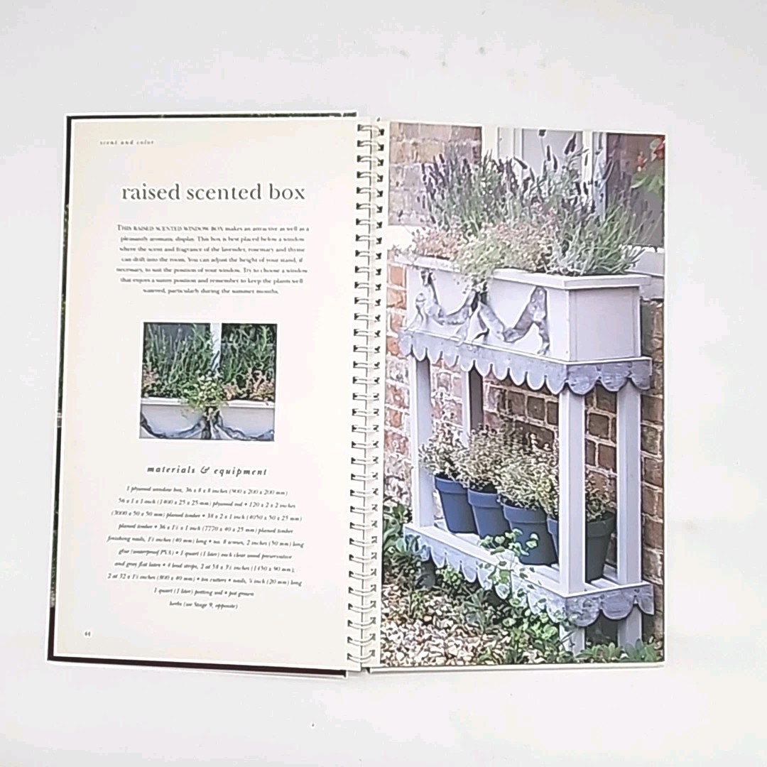 Gardening with Herbs by George Carter 1st Edition Spiral Bound Hardcover Book