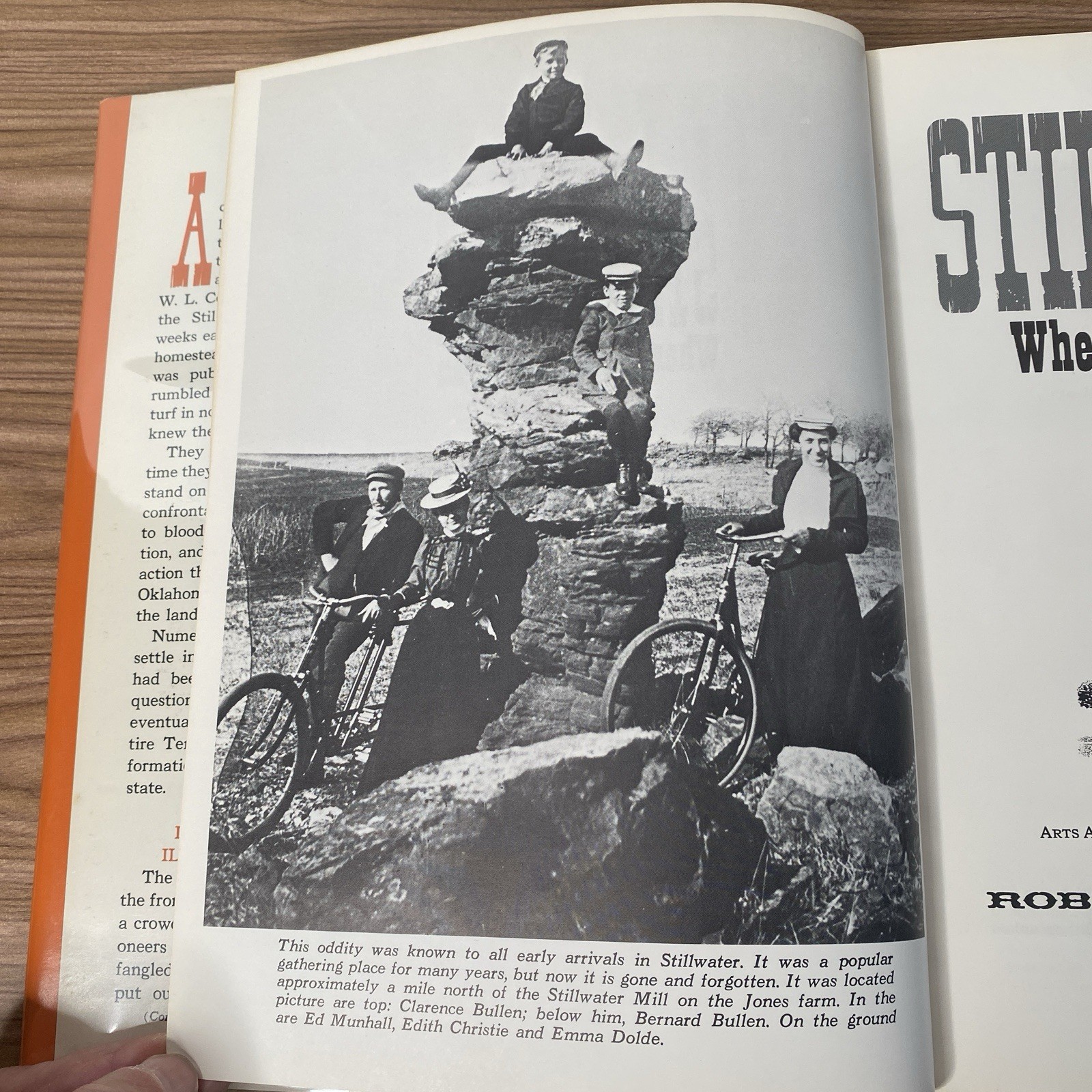 Signed STILLWATER Where Oklahoma Began First Edition 1969 Hardcover Dustjacket