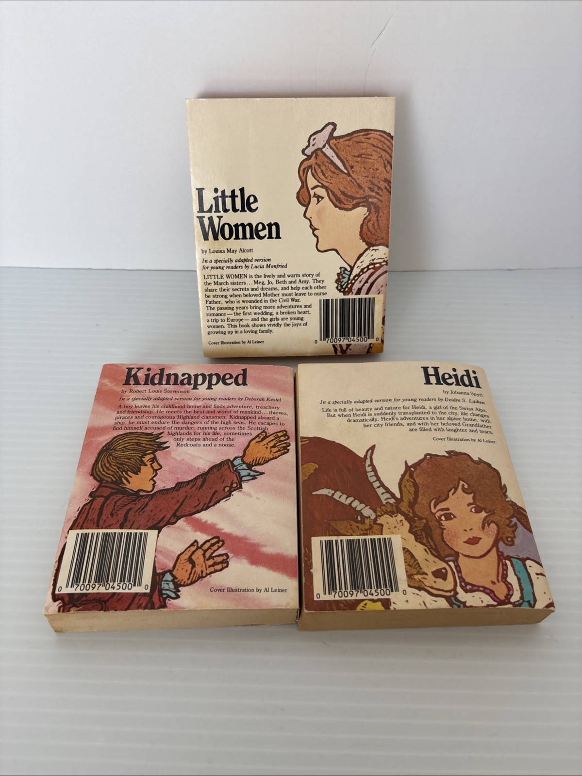 Lot of 3 Books Illustrated Classic Editions Mini Paperback Books