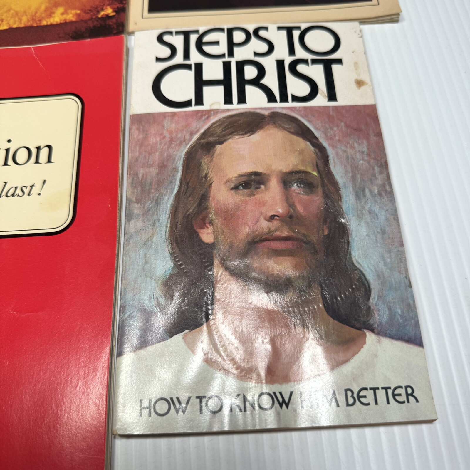 6 Vintage Christian Books, Steps To Christ, Revelations, Life After Death Etc.