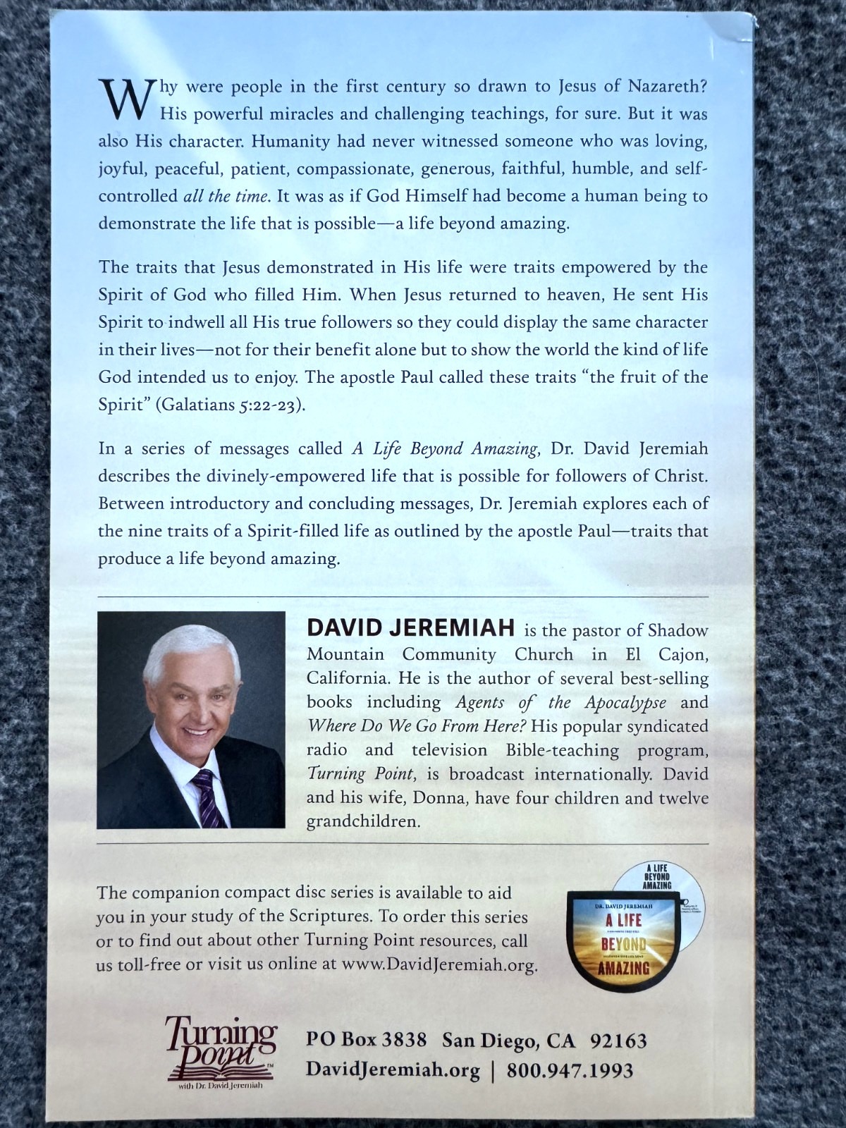 Lot of (12) DR. DAVID JEREMIAH Turning Point Paperback Study Guides