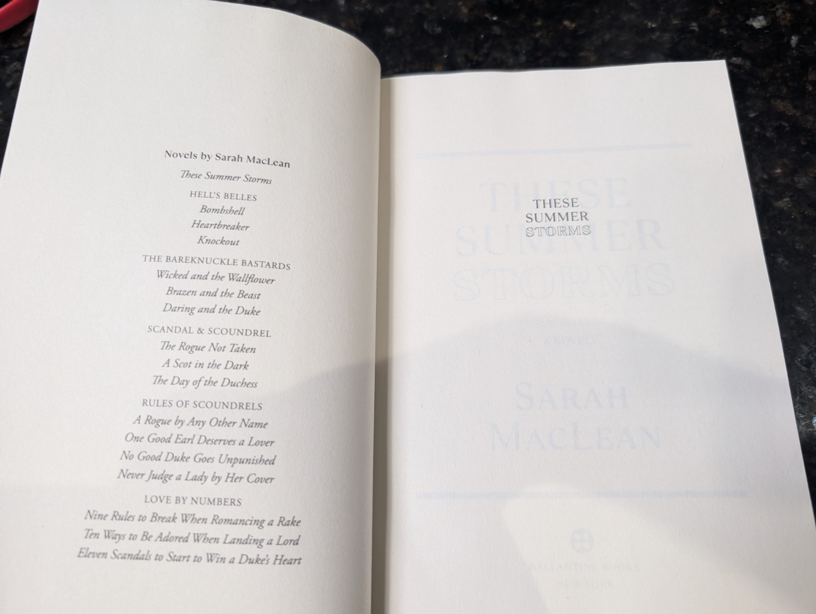 THESE SUMMER STORMS : A Novel by Sarah MacLean Hardcover BOTM July 2025 Like New