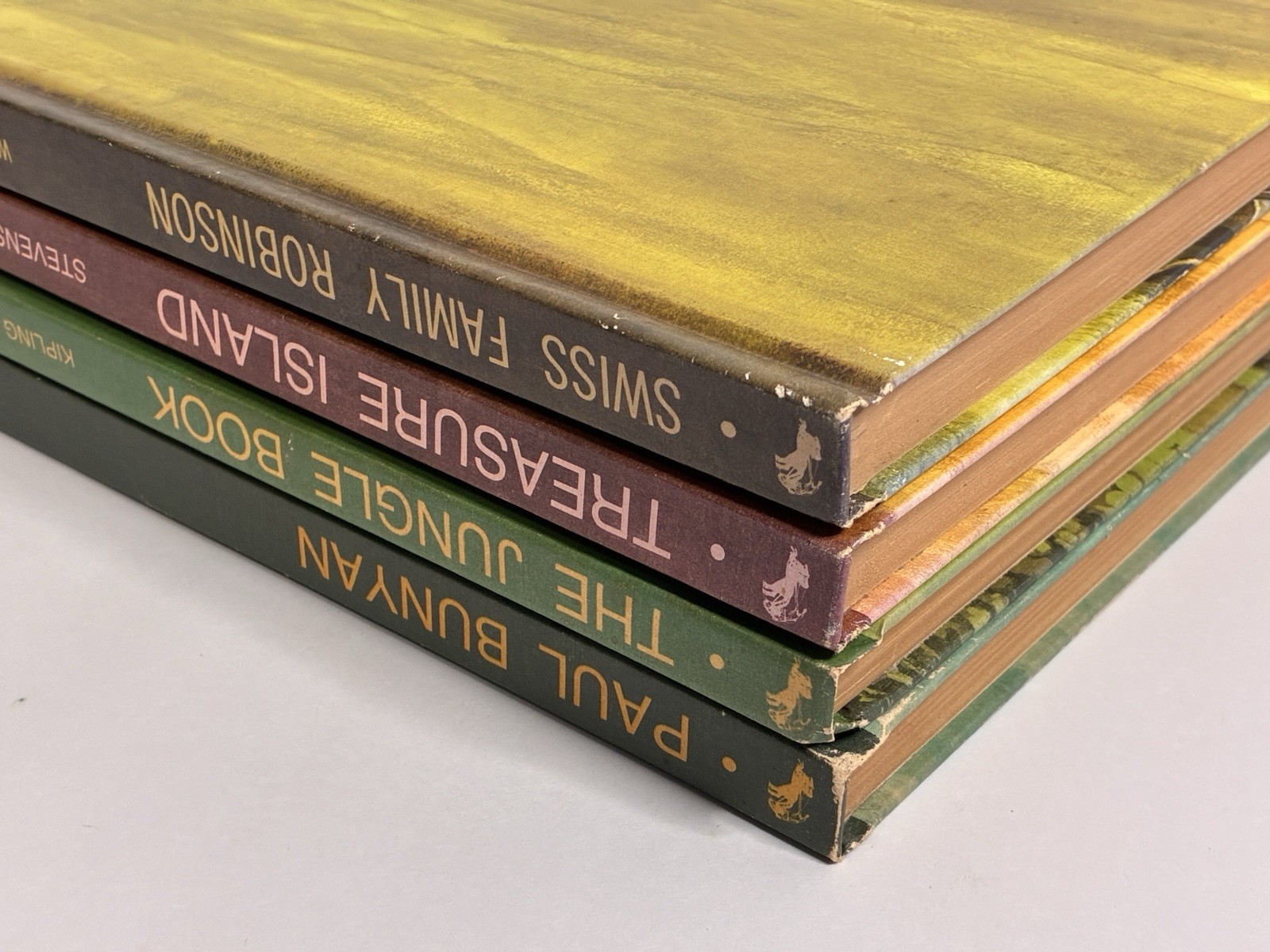 Educator Classic Books Treasure Island, Jungle Book….. + Set Of 4 – vintage