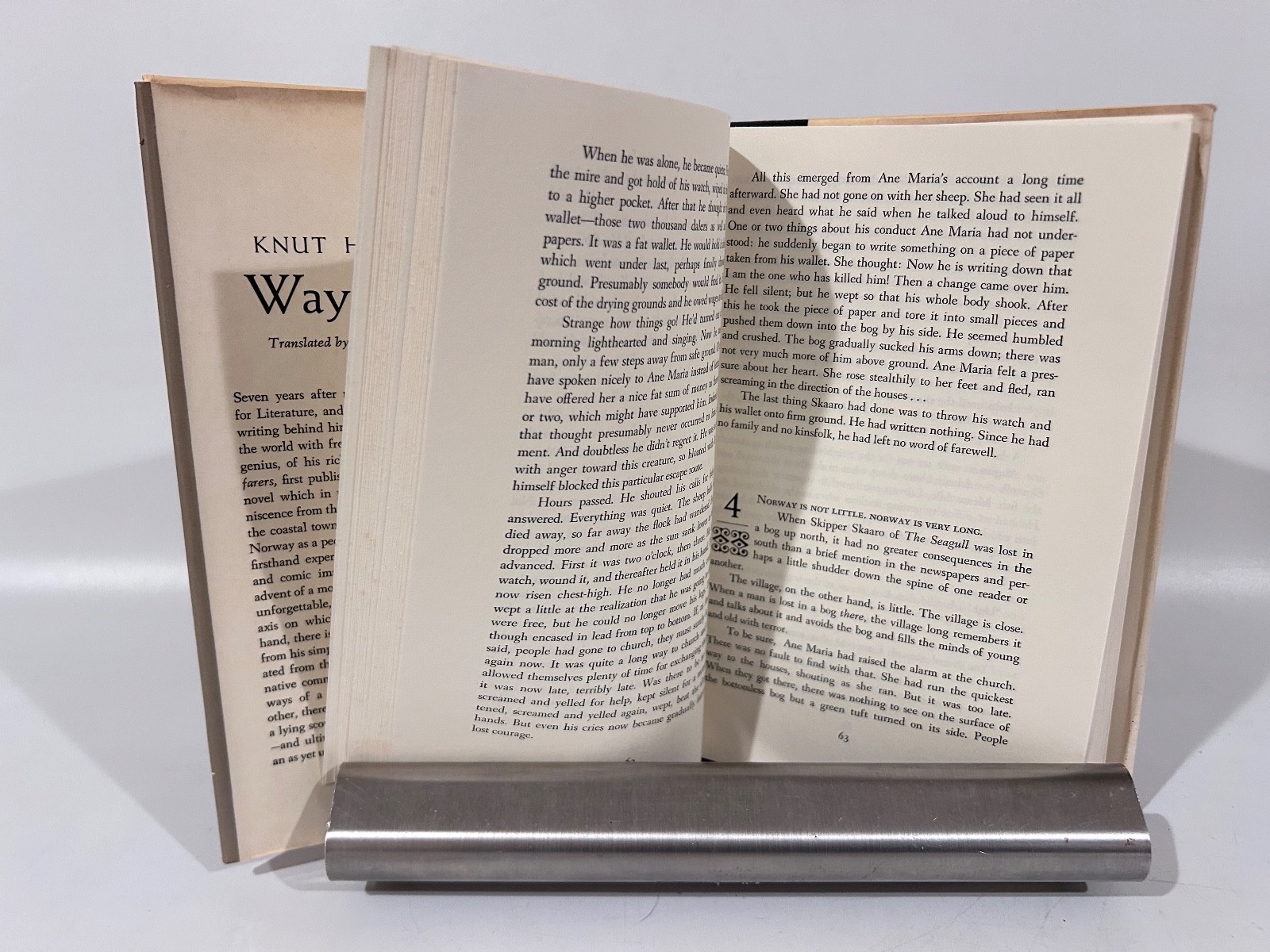 Hamsun: Wayfarers, Farrar Straus Giroux, 1980 w dj