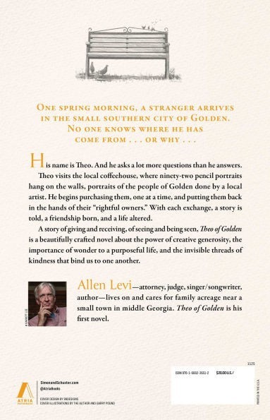 Theo of Golden Allen Levi Hardcover 2025 NY Times Bestseller A Novel