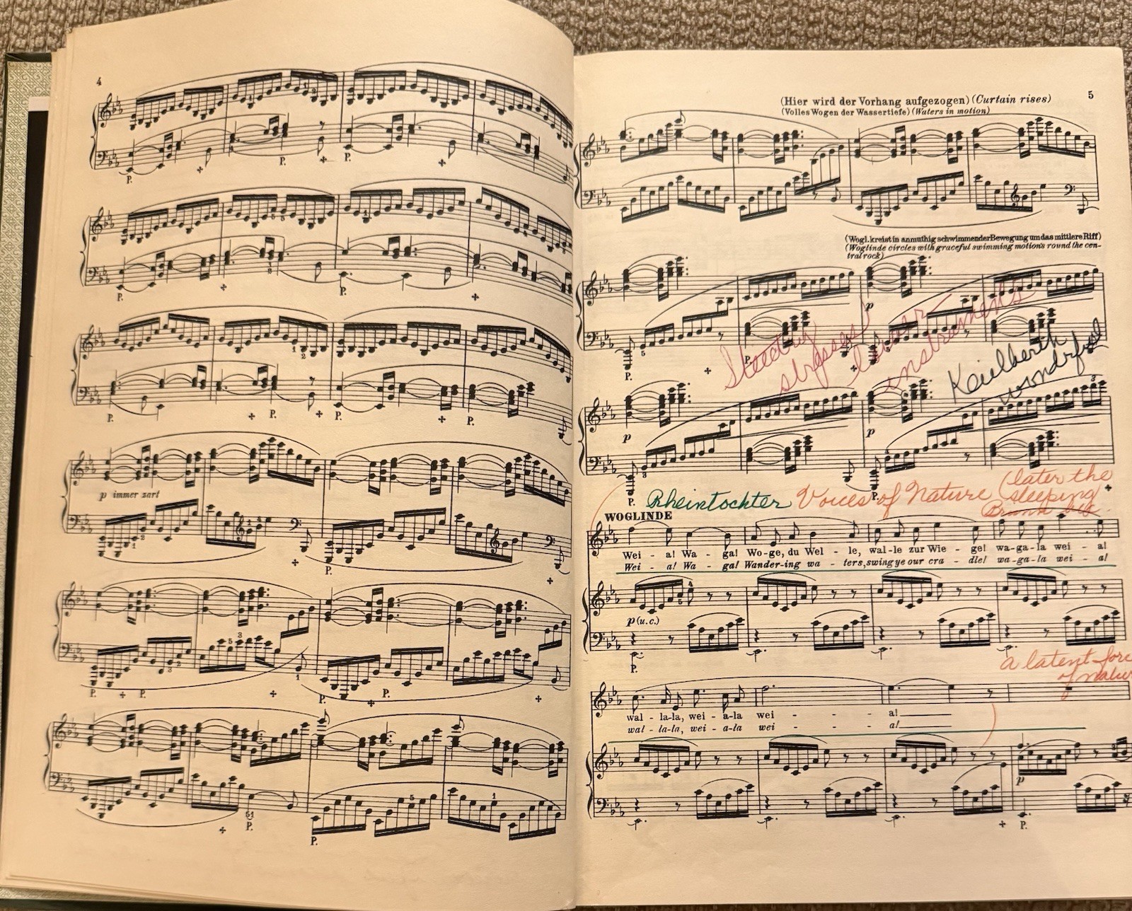 WAGNER: Das Rheingold- Vocal Score (Schirmer Hardcover), Hermann Uhde headshot