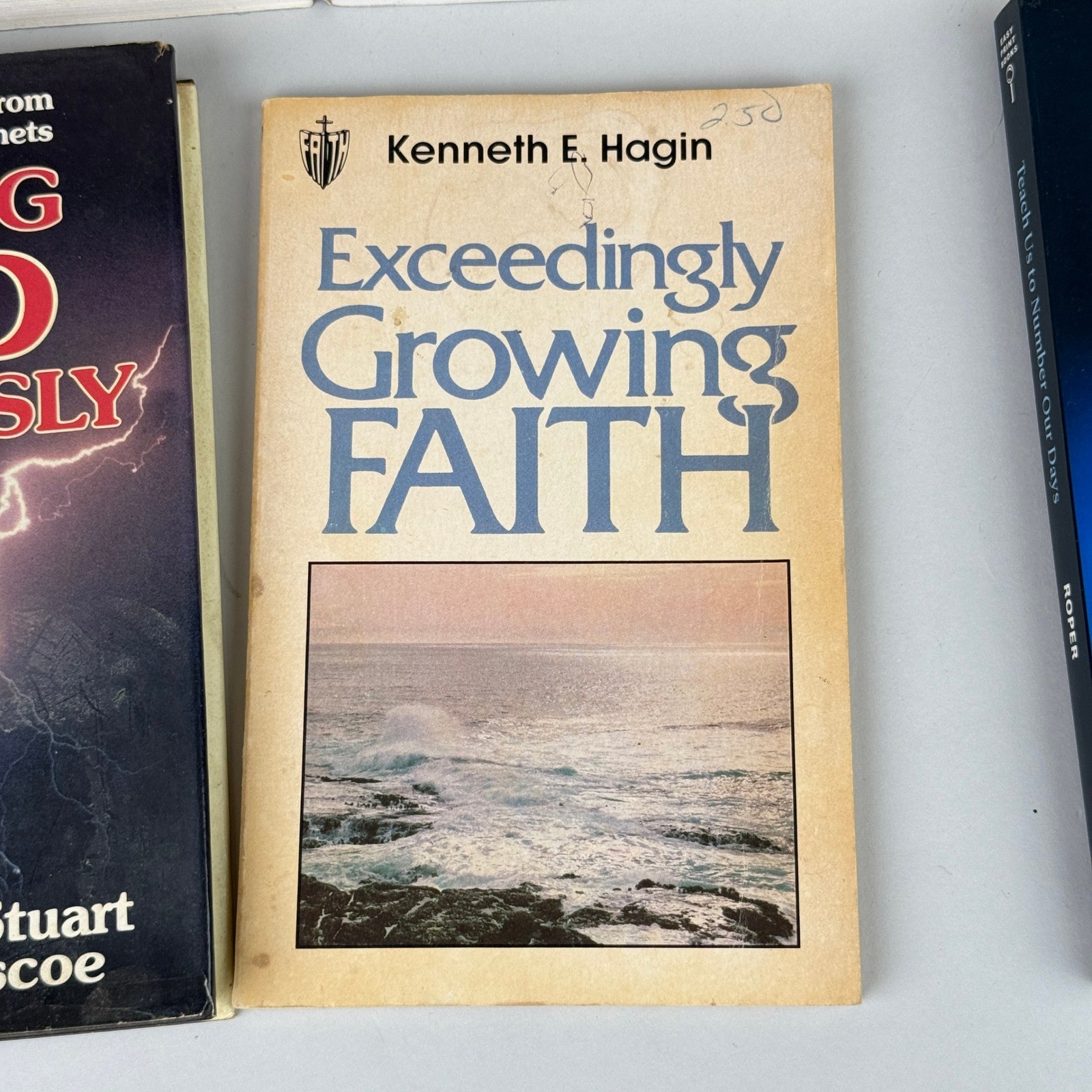 Religious Christian Books Lot of 10 – Hagin, Baxter, Briscoe, Arthur