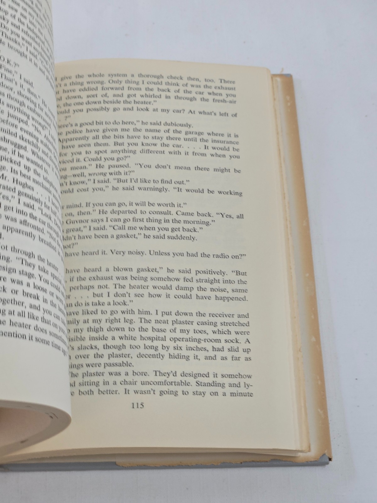 Dick Francis Enquiry 1969 Harper & Row Hardcover Suspense Novel Damaged DJ
