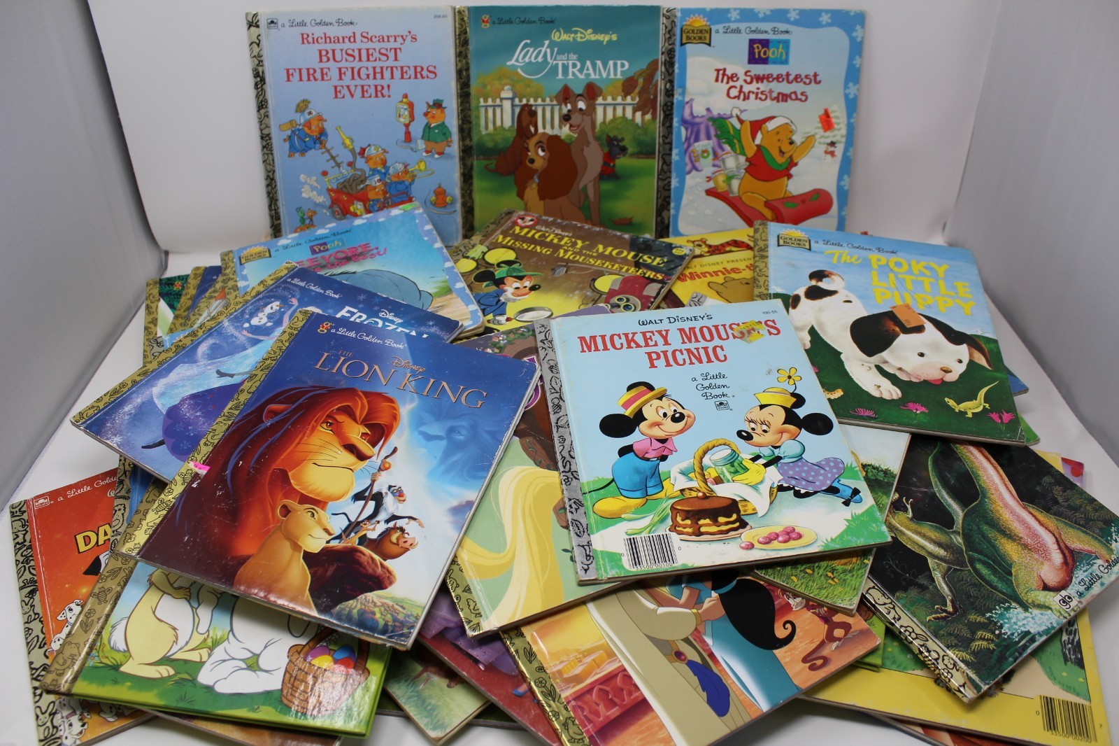 Little Golden Books Lot of 20 Disney Classic Christian Modern & Vintage Random