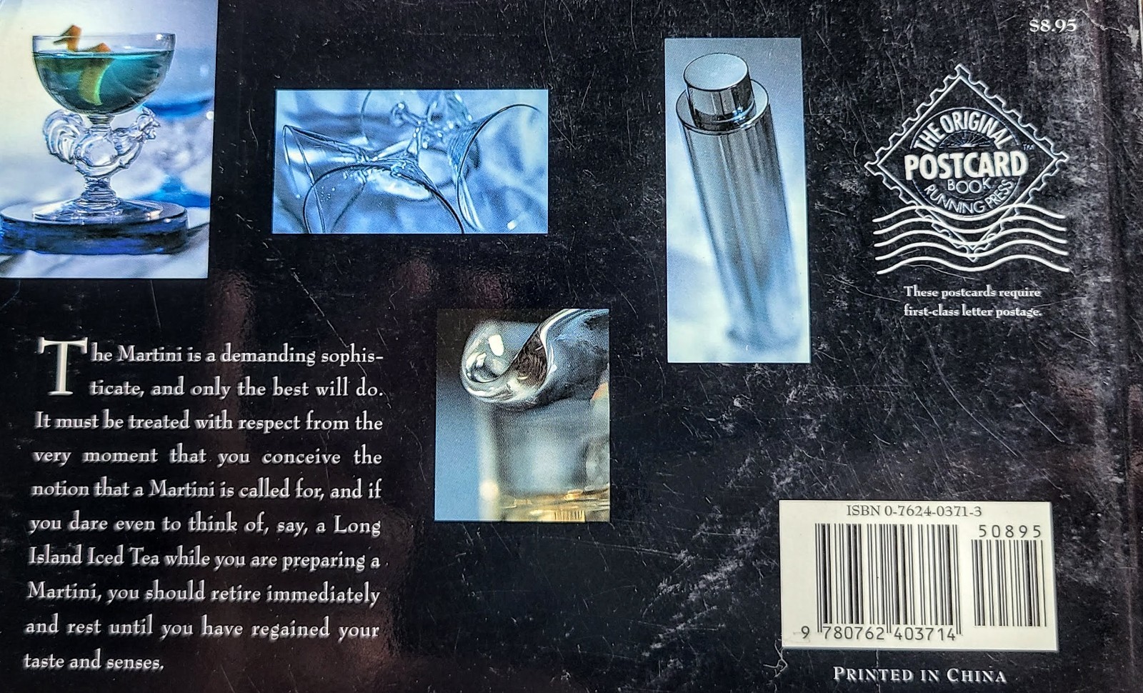 Martini Mixology Classic Cocktail Recipe Guide Liquor Bartender Photo Postcards