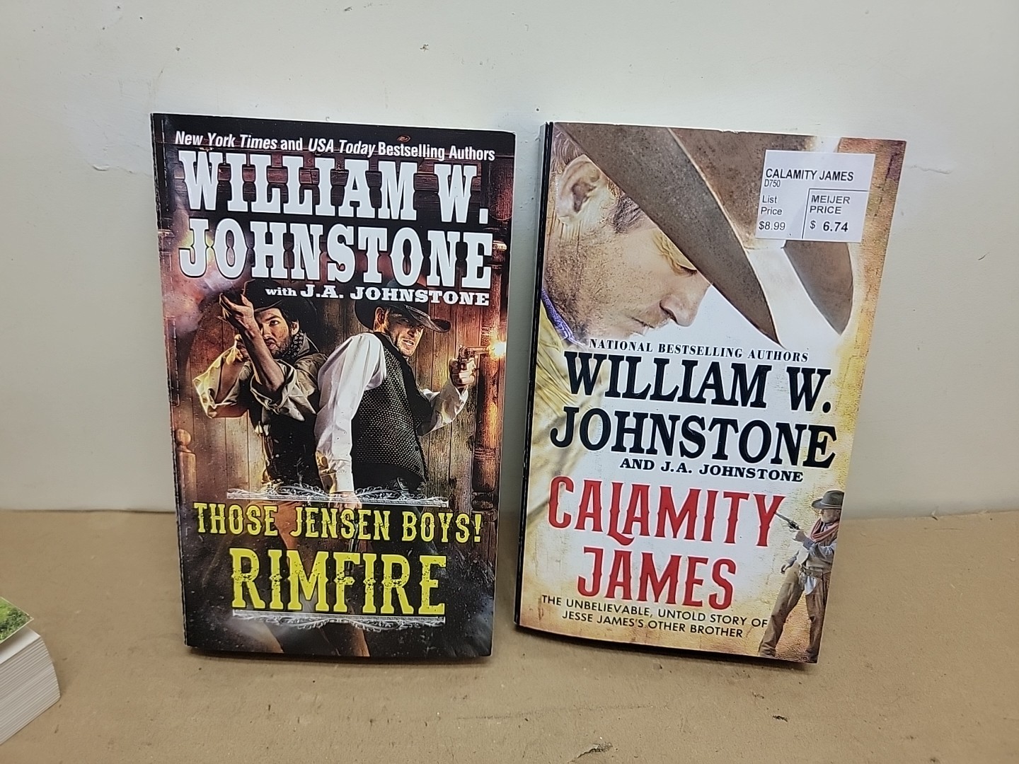 William J. Johnstone Lot of 13 Country Western PB Lot J.A. Johnstone Fiction