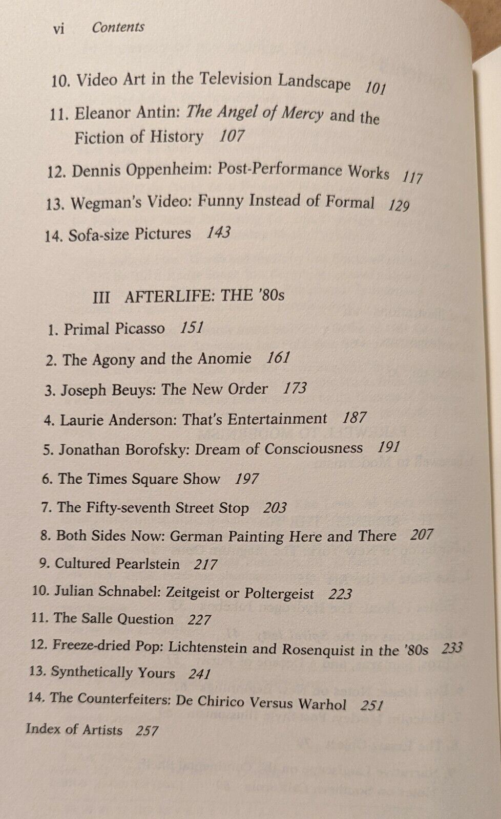Beyond Modernism: Essays on Art from the ’70s and ’80s Post Modernism