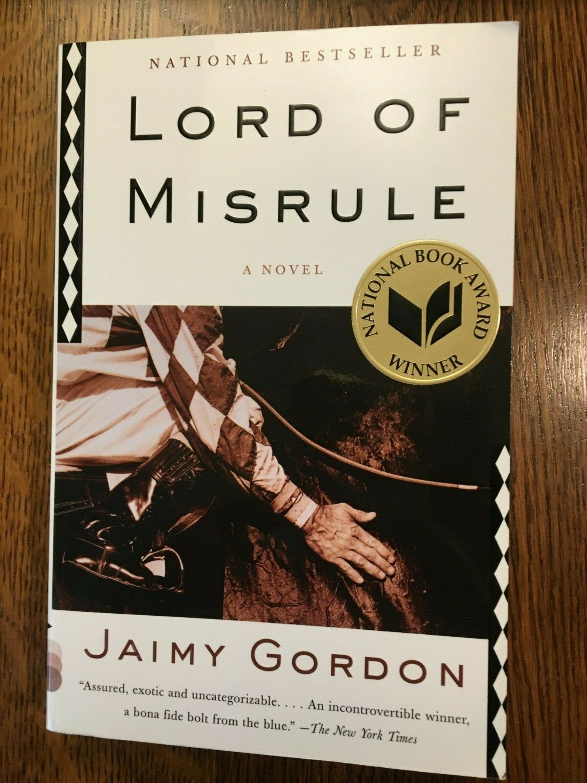 SIGNED Lord of Misrule by Jaimy Gordon (2011, Trade Paperback) FIRST EDITION