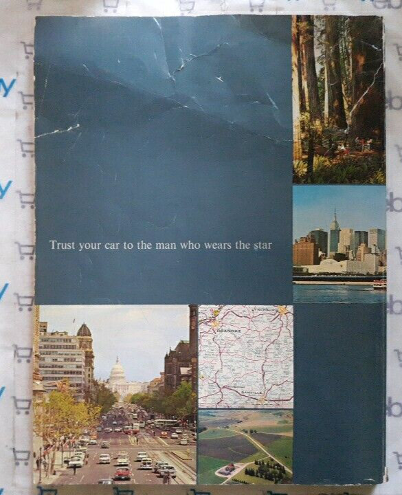 Texaco Touring Atlas by Rand McNally 1965 United States Canada Mexico Vintage