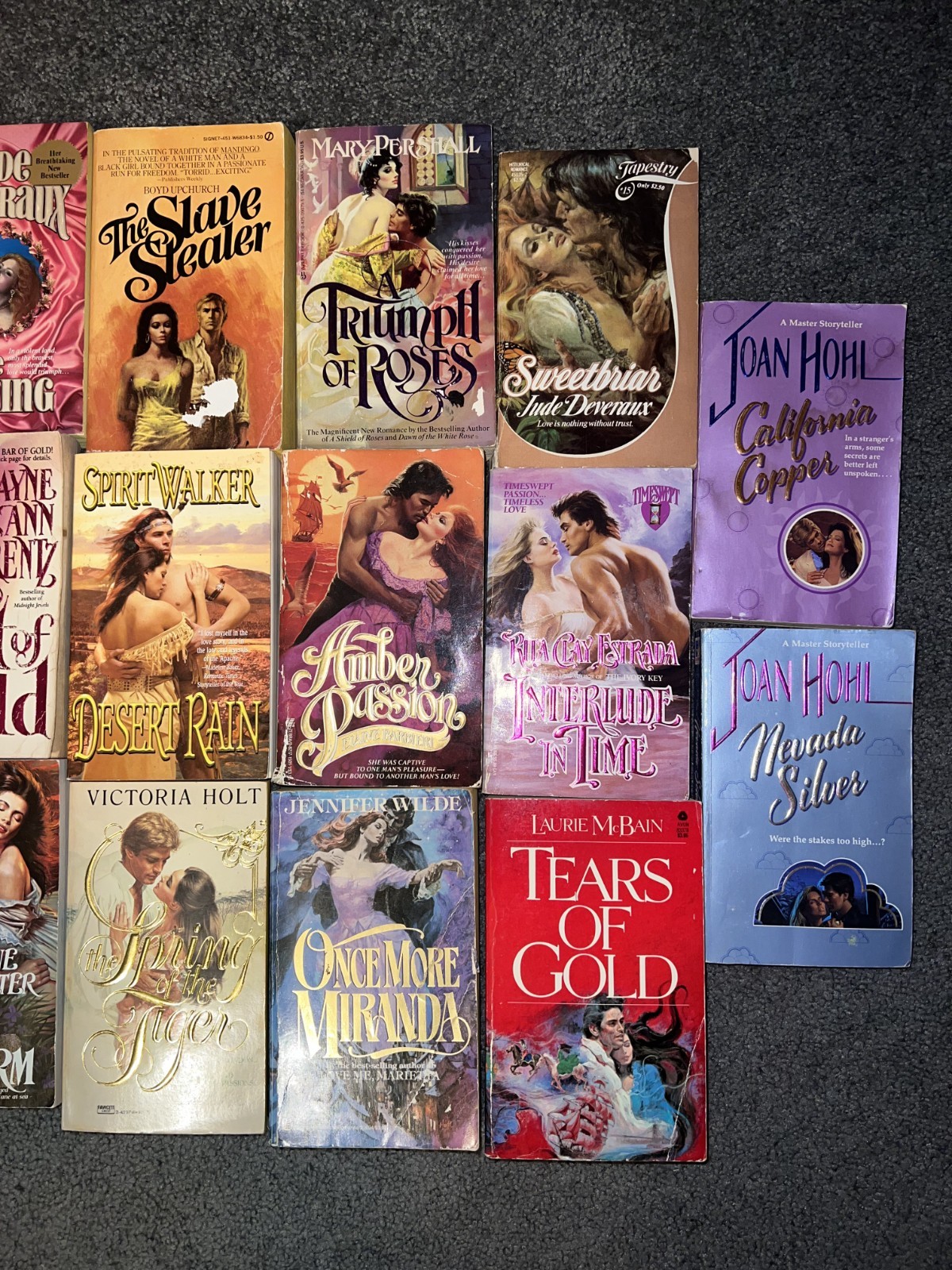 Vintage Romance Novels Lot Of 20 1980’s 1990’s 2000’s Paperbacks Books Lot