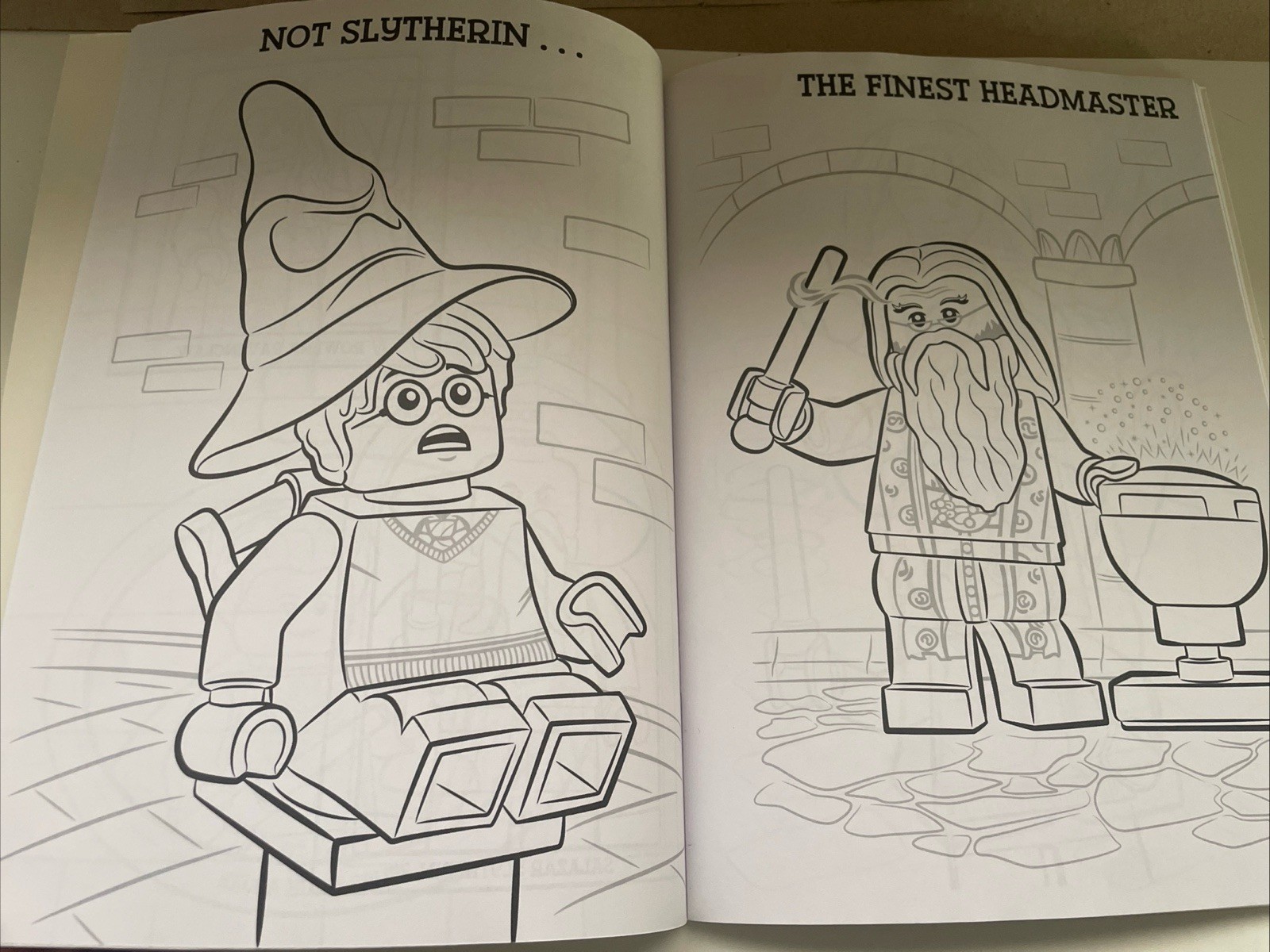 LEGO Harry Potter: Color the Wizarding World Coloring Book. 48 Pages.