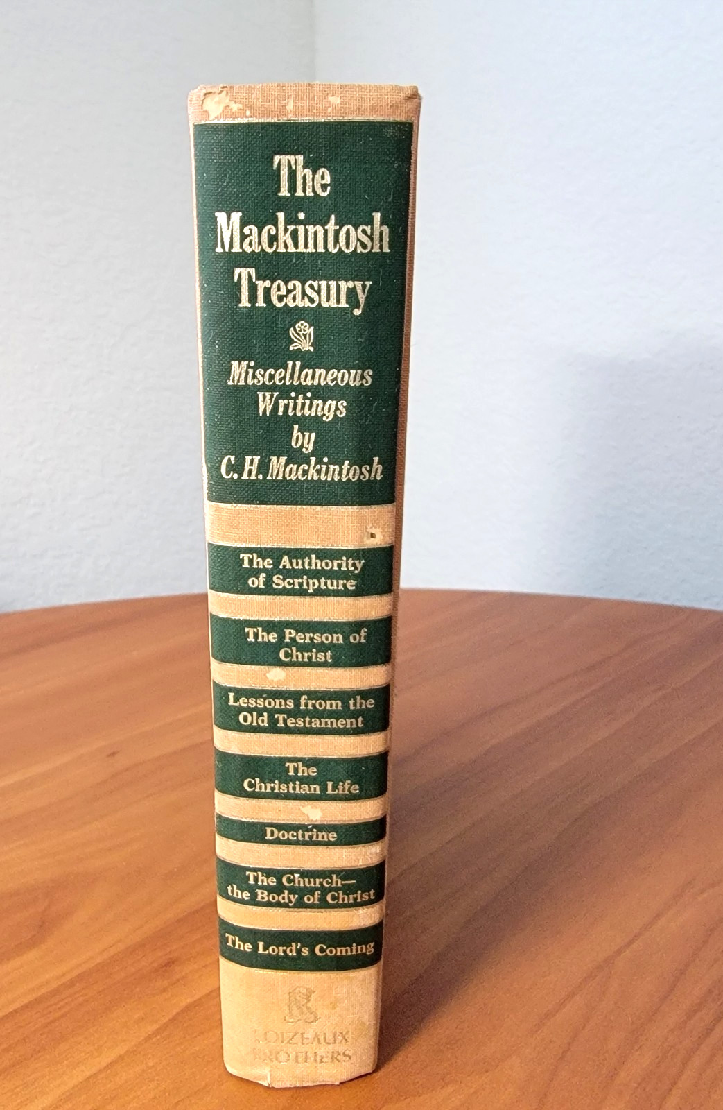 Vintage The Mackintosh Treasury–Miscellaneous Writings By C.H. Mackintosh–1976
