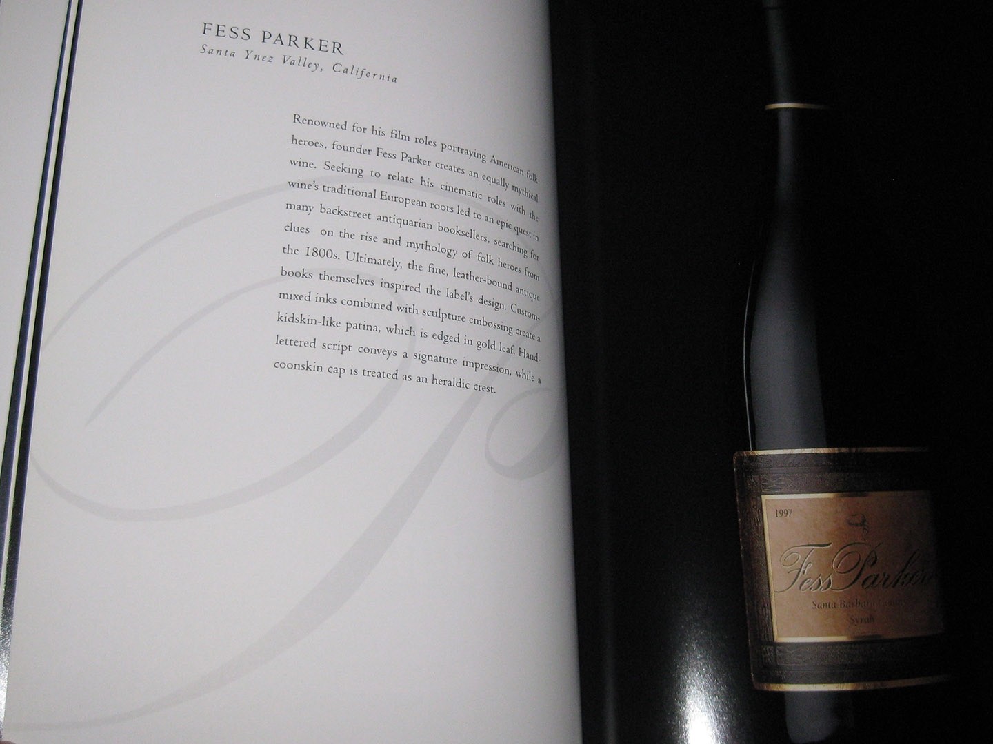 Icon Art of the Wine Label, 8.5 in. X 13.25 in., Signed, mint condition, ribbon