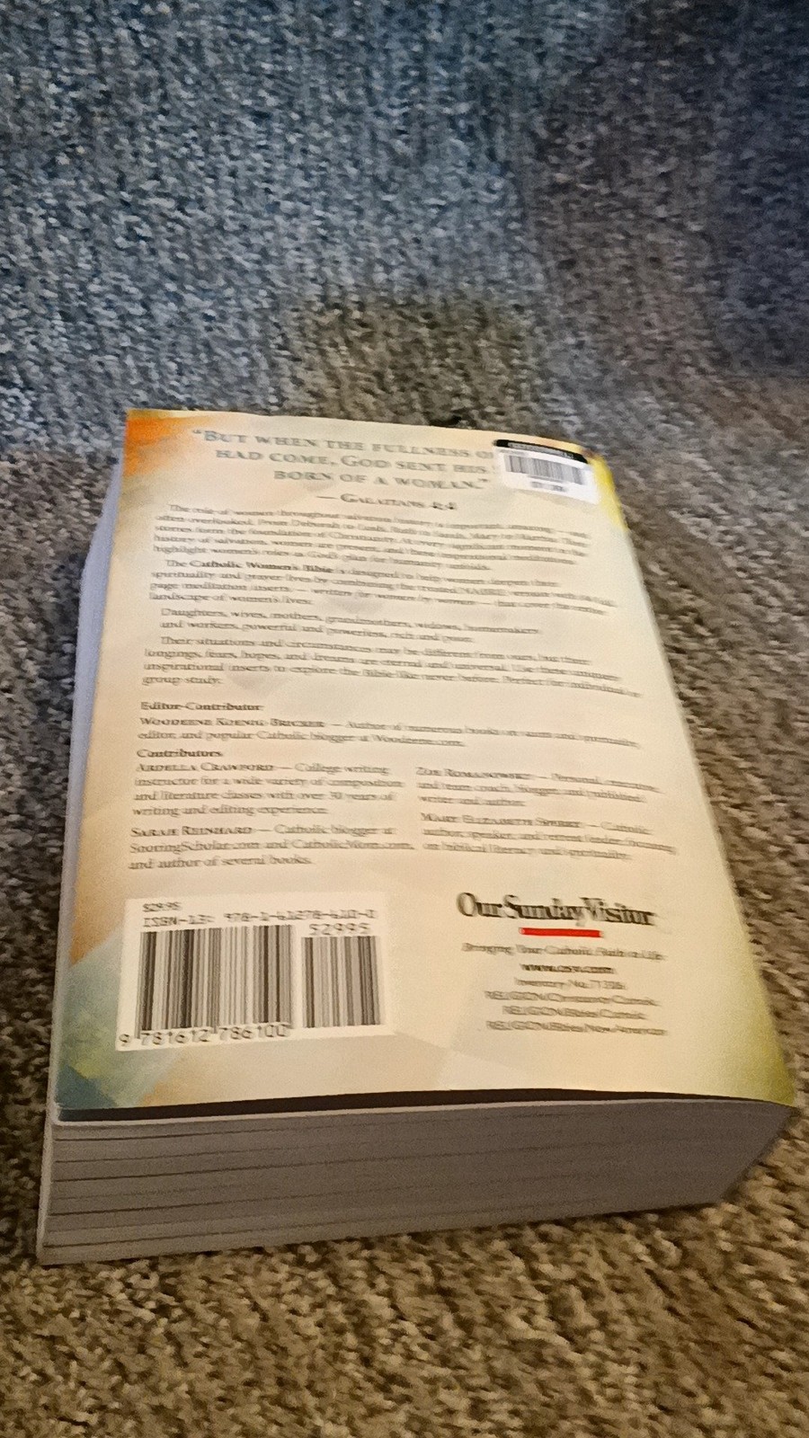 Catholic Women’s Bible Bricker New American Bible Softcover (2012) [VG]