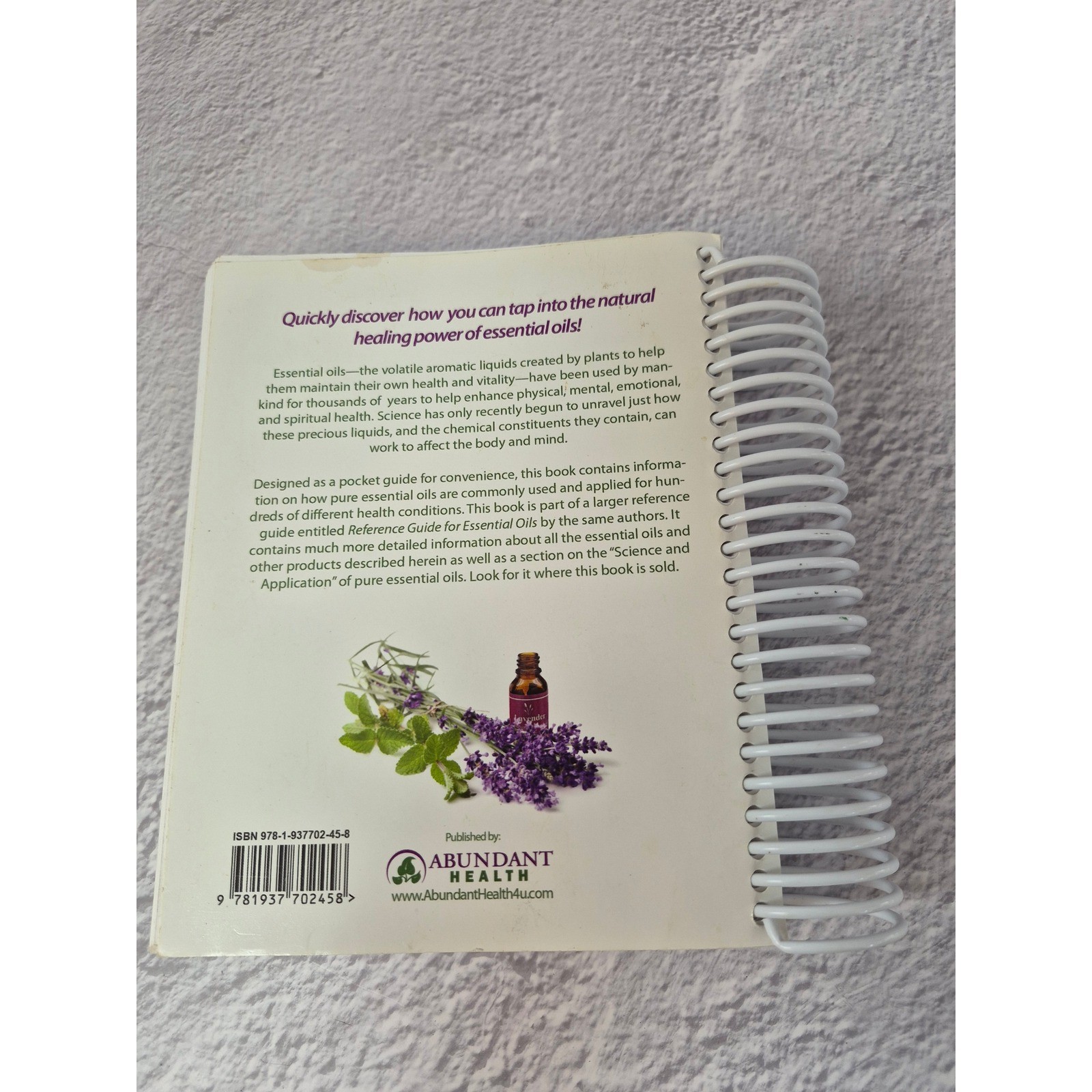 Quick Reference Guide for Using Essential Oils Connie Alan Higley 2016 Edition