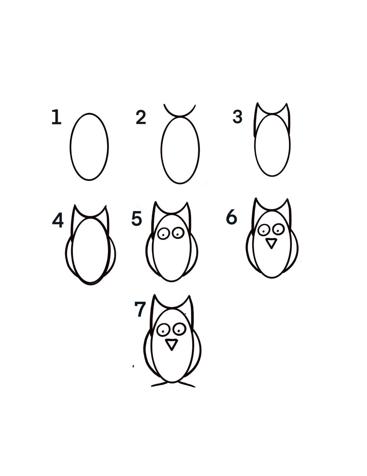 How to Draw for Kids ages 4-8 Simple Step by Step How to Draw Animals