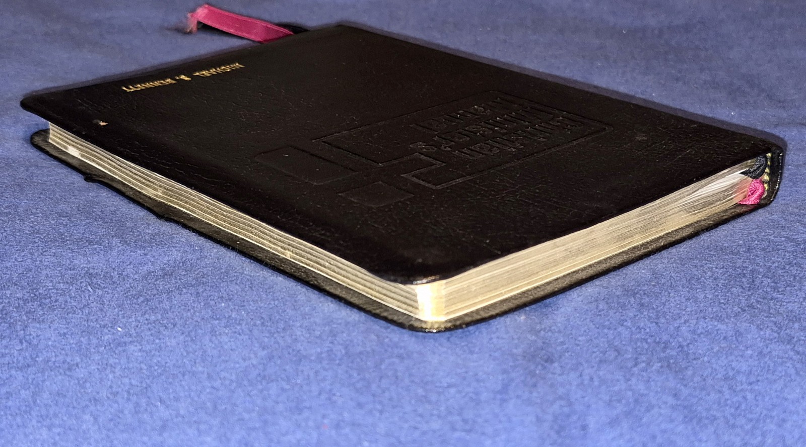 Christian Minister’s Manual Roderick E Huron, Black Imitation Leather 1984 1991